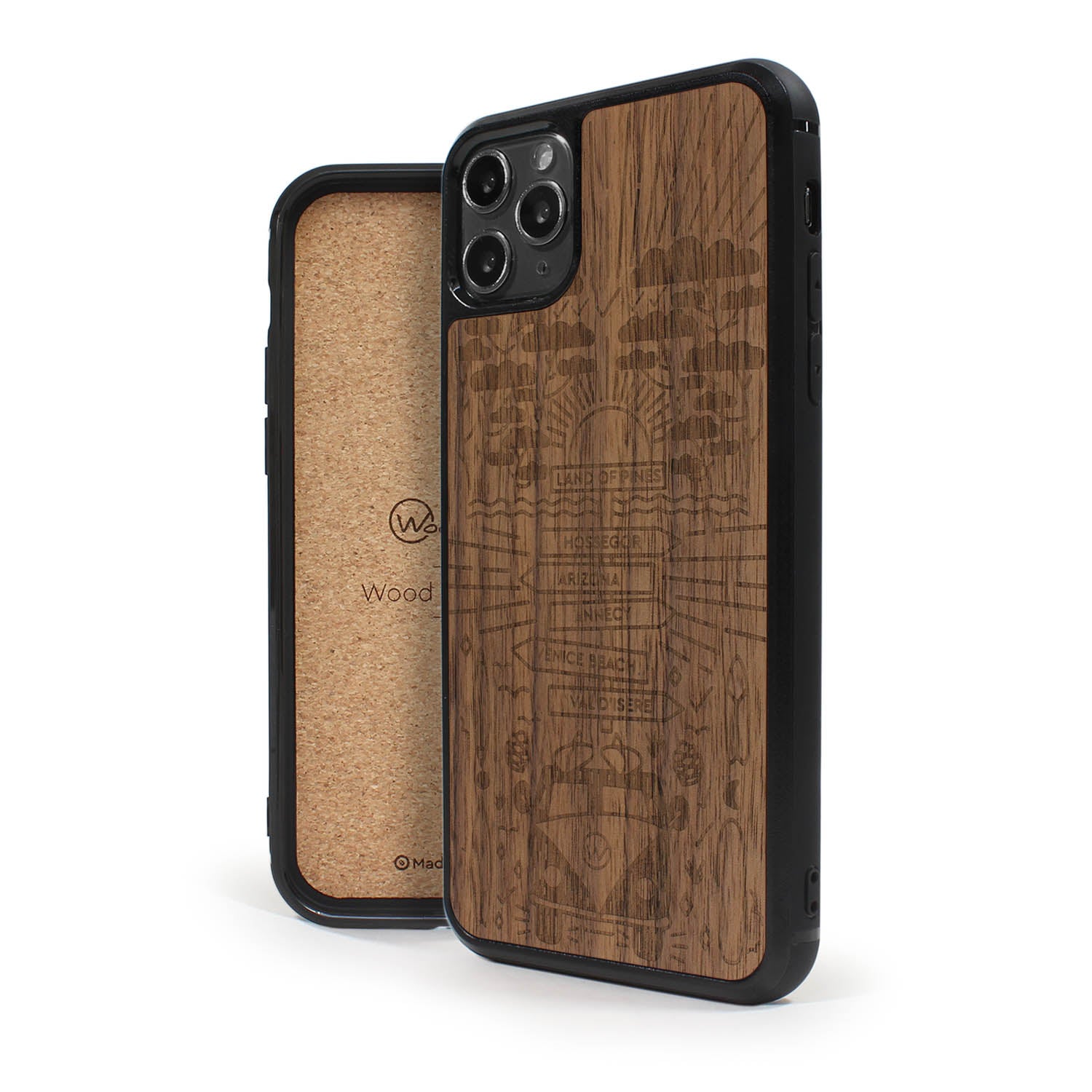 Coque iPhone en bois STORY II