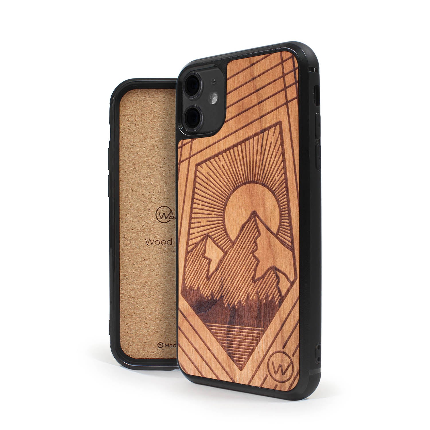 Coque iPhone en bois Explore