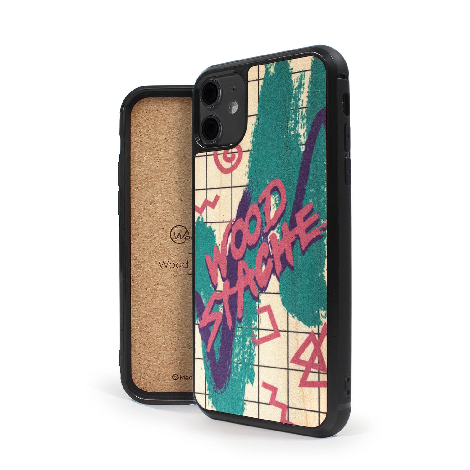 Coque iPhone en bois Nineties