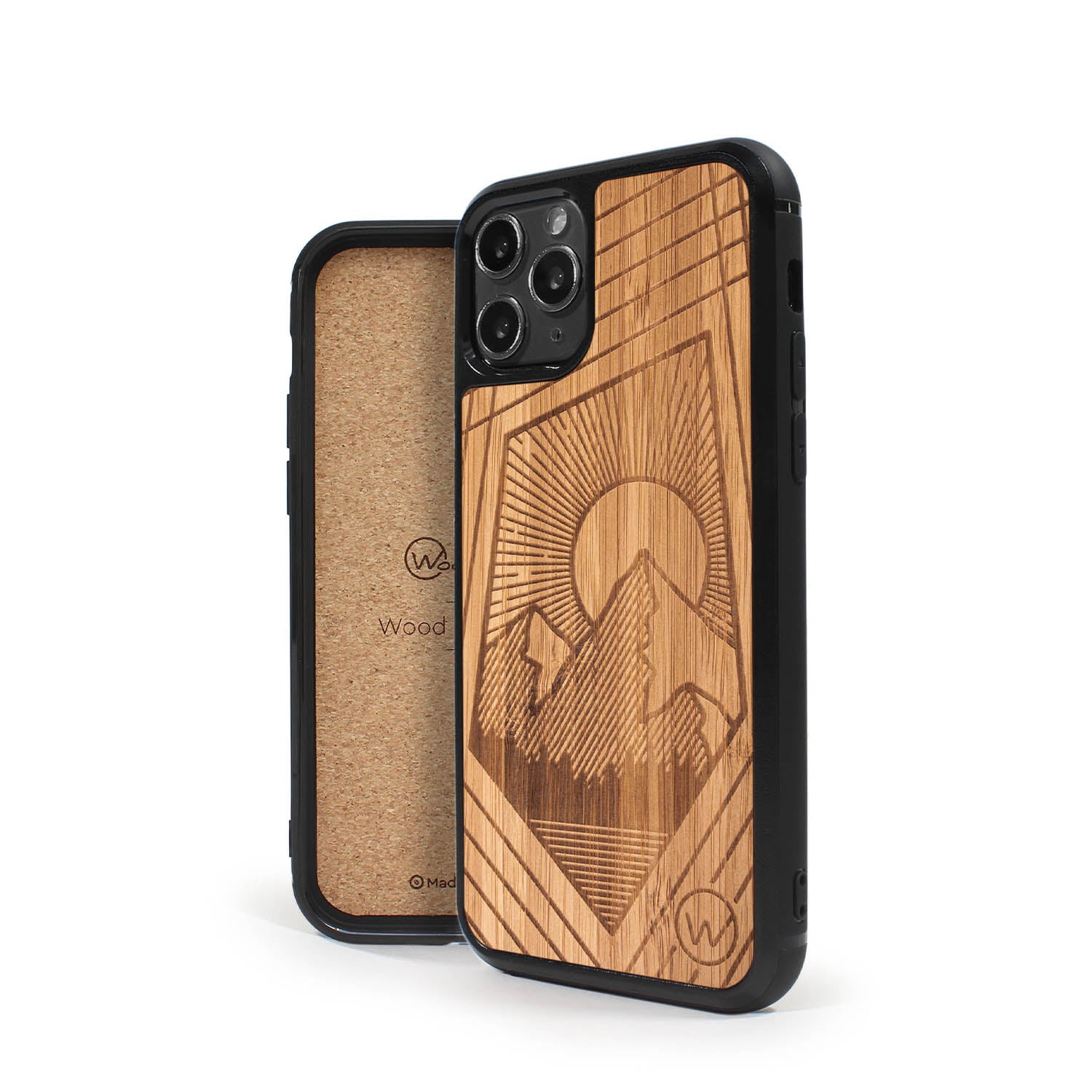 Coque iPhone en bois Explore