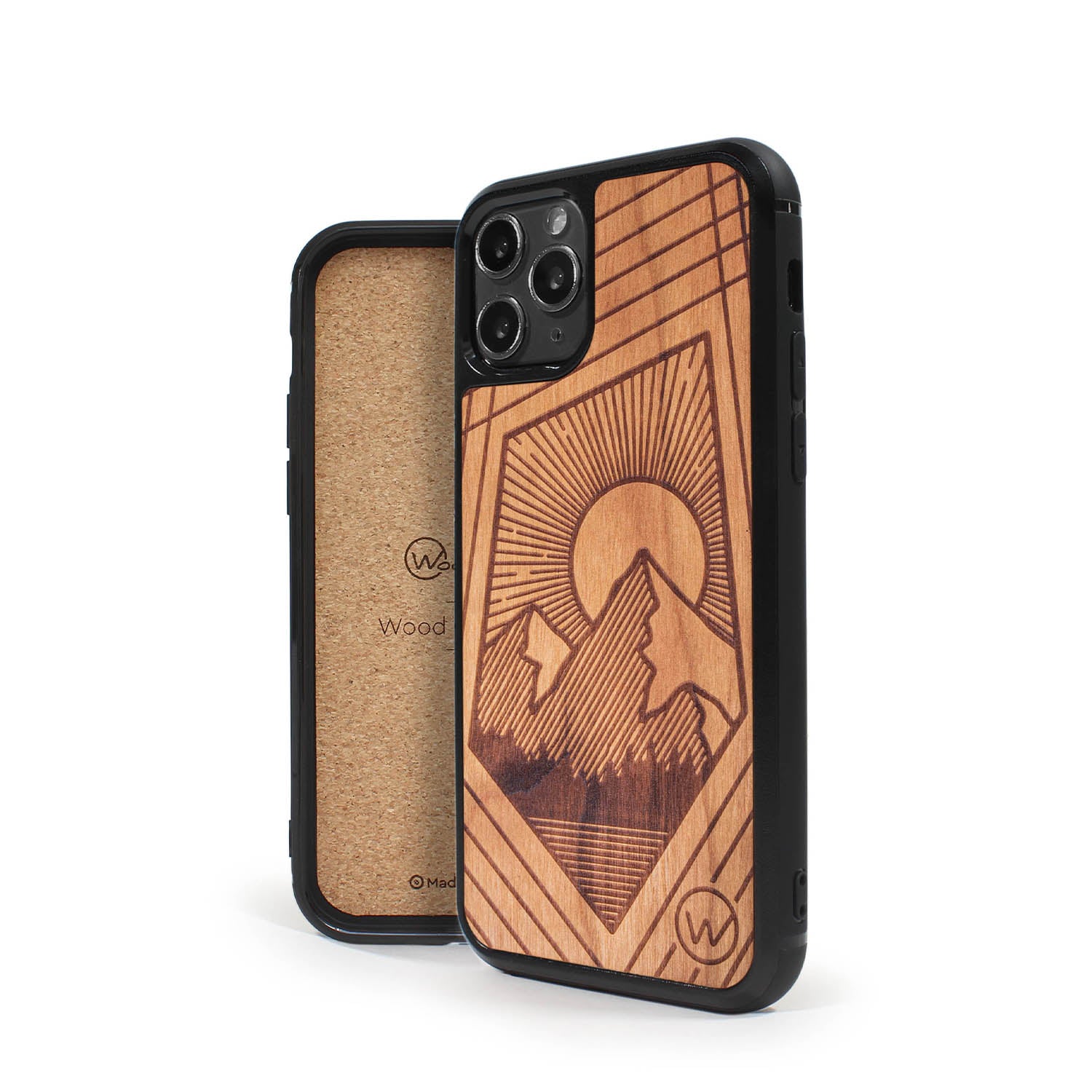 Coque iPhone en bois Explore