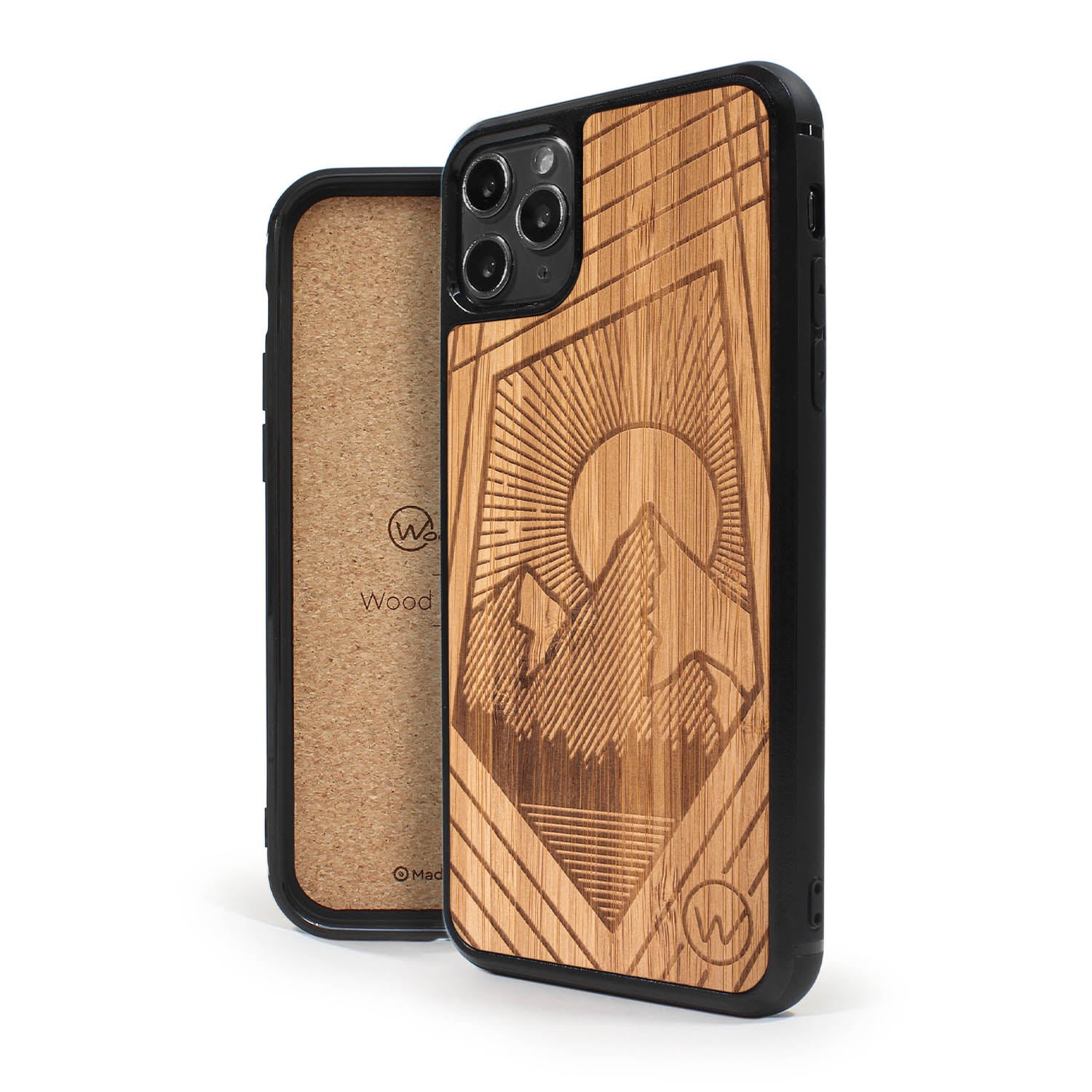 Coque iPhone en bois Explore