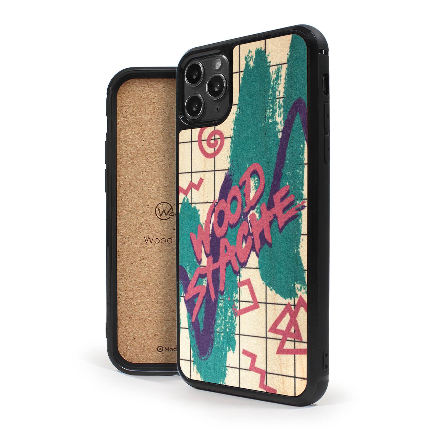 Coque iPhone en bois Nineties