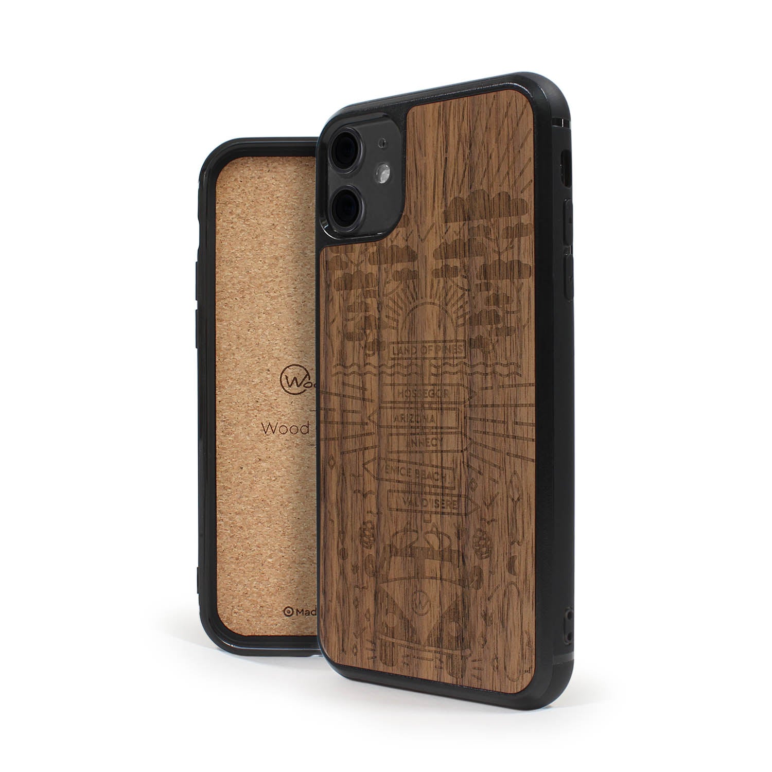 Coque iPhone en bois STORY II