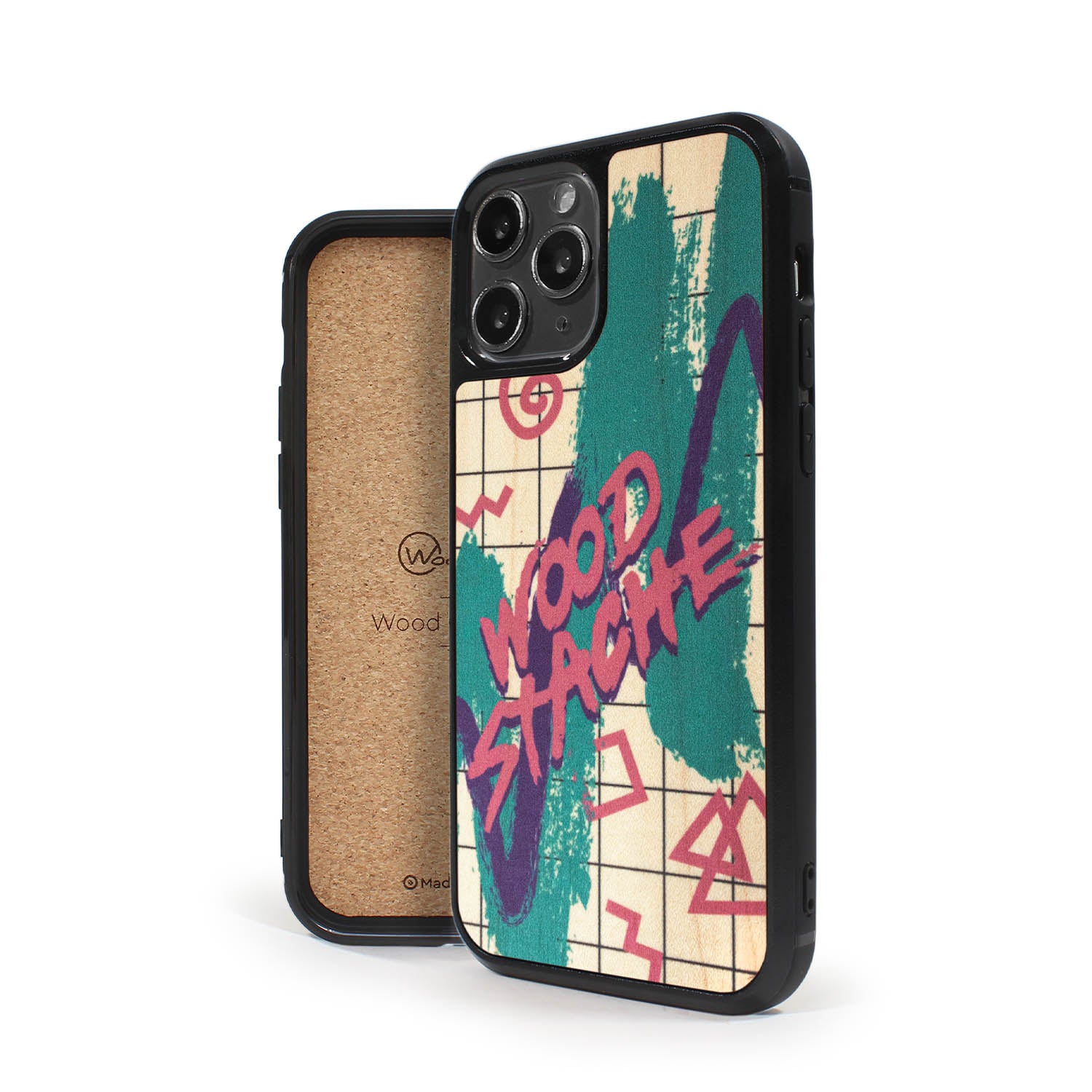 Coque iPhone en bois Nineties