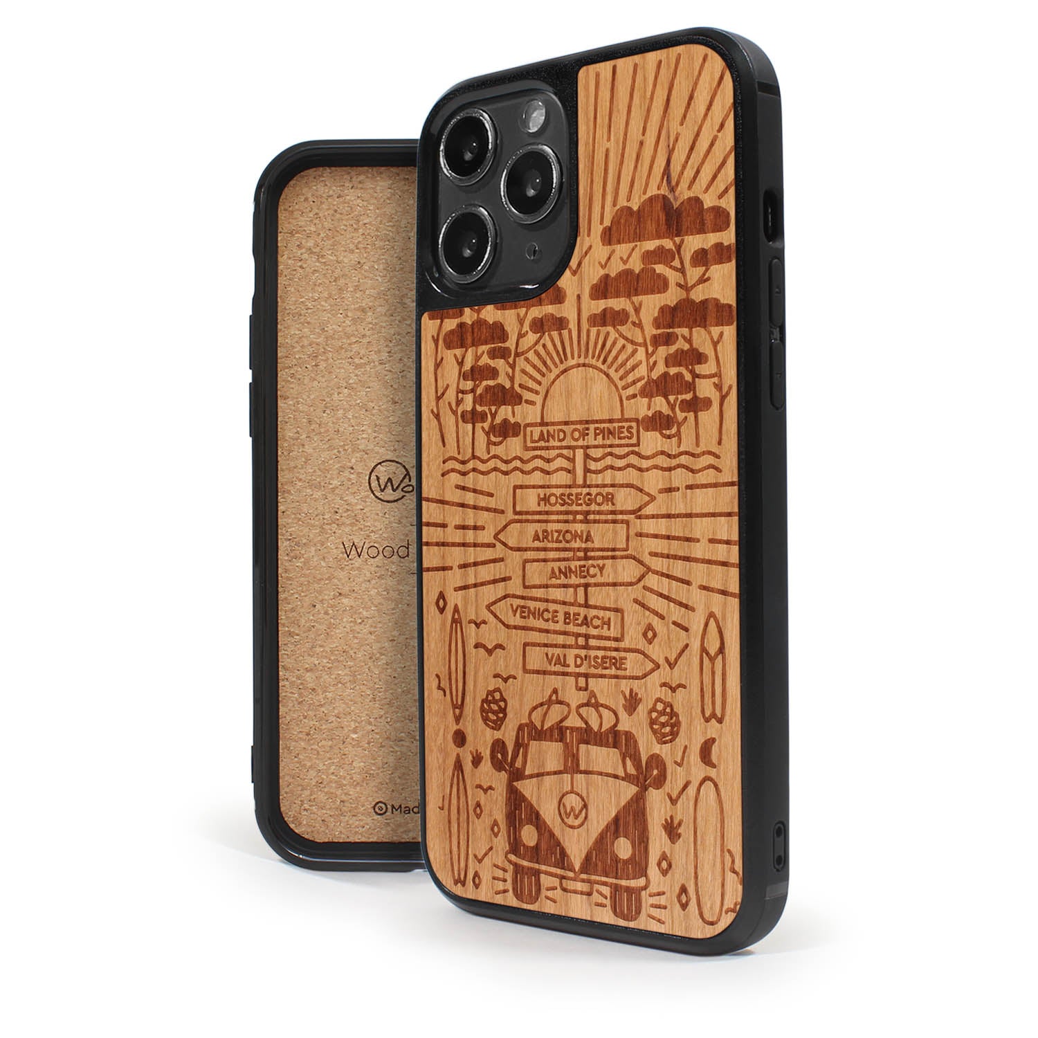 Coque iPhone en bois STORY II