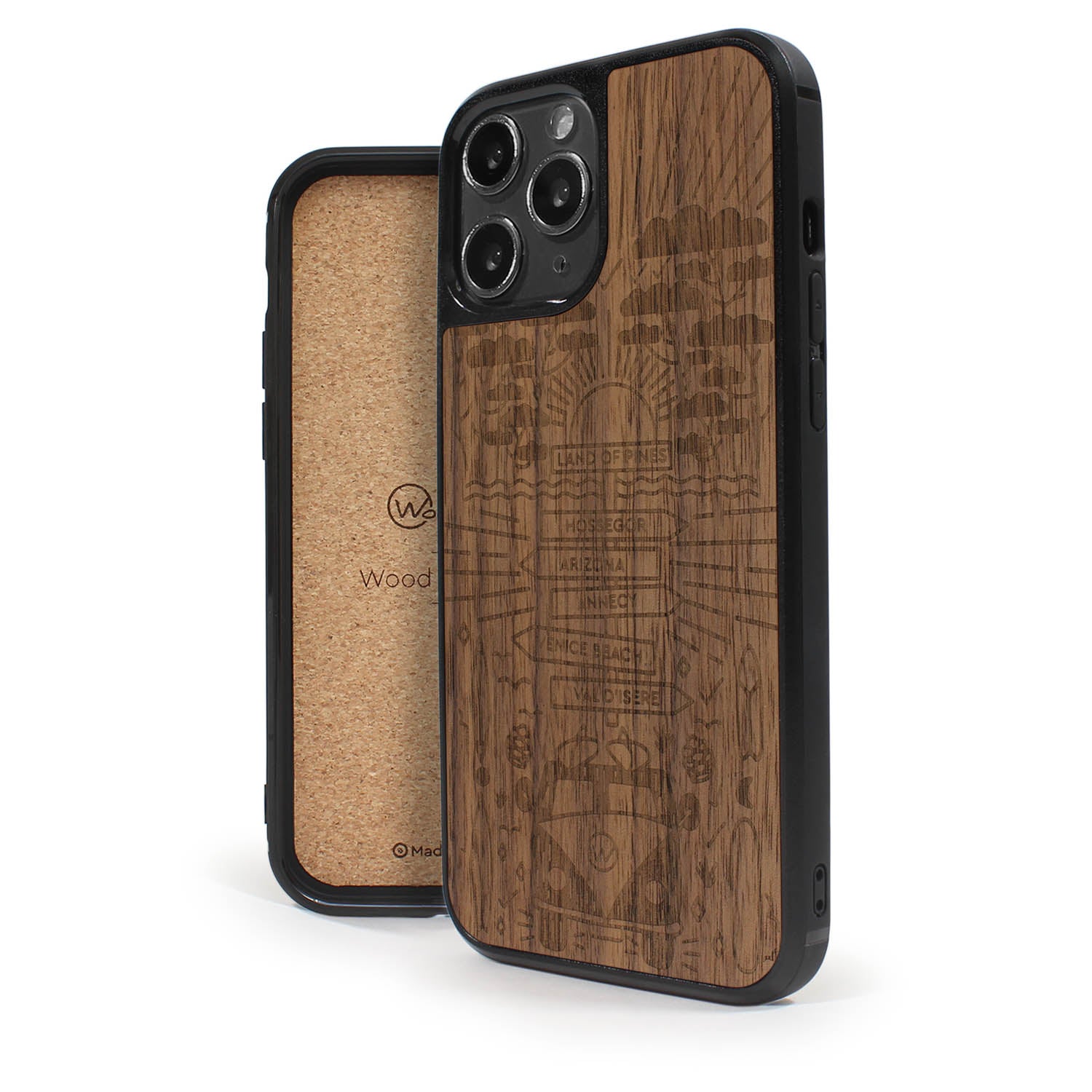 Coque iPhone en bois STORY II