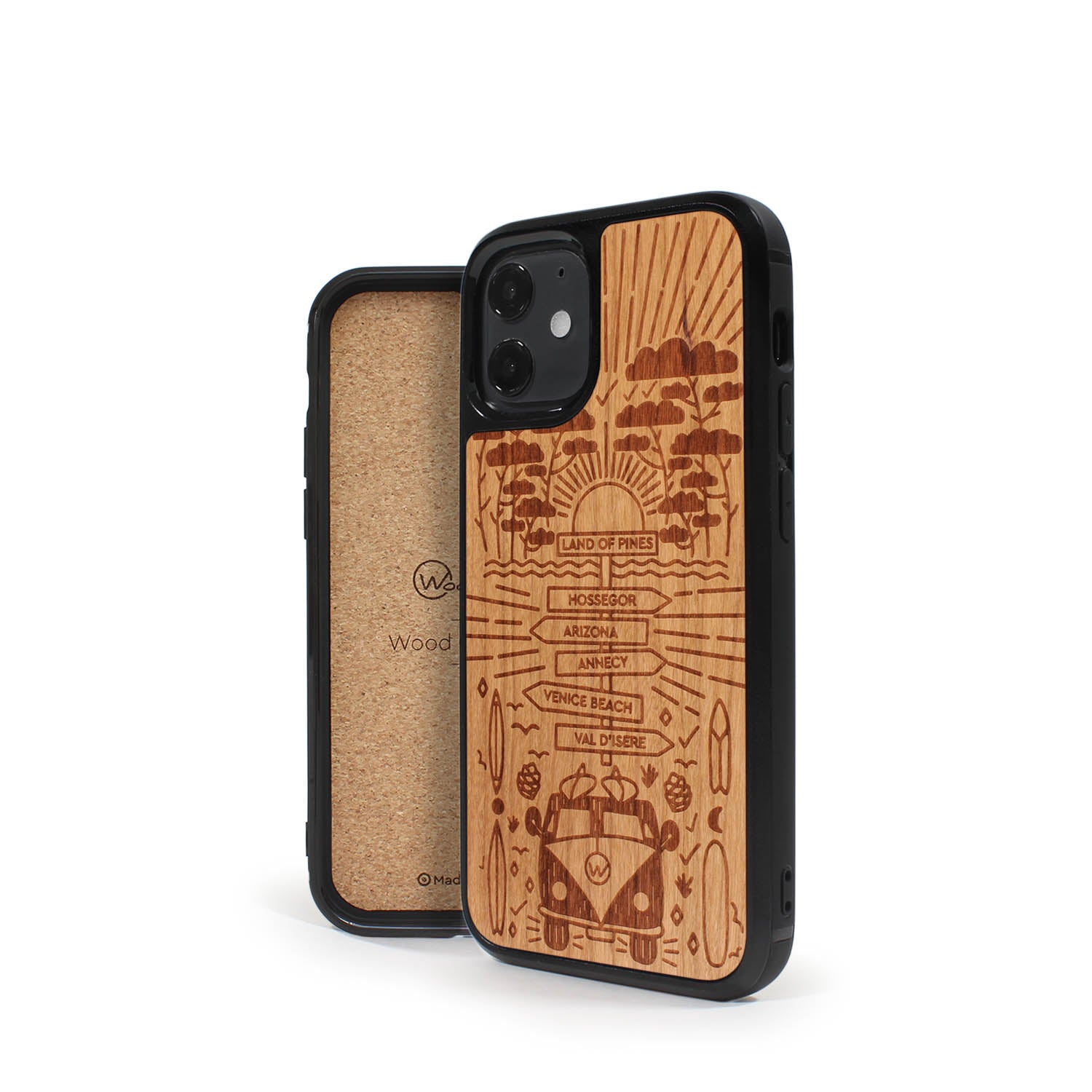 Coque iPhone en bois STORY II