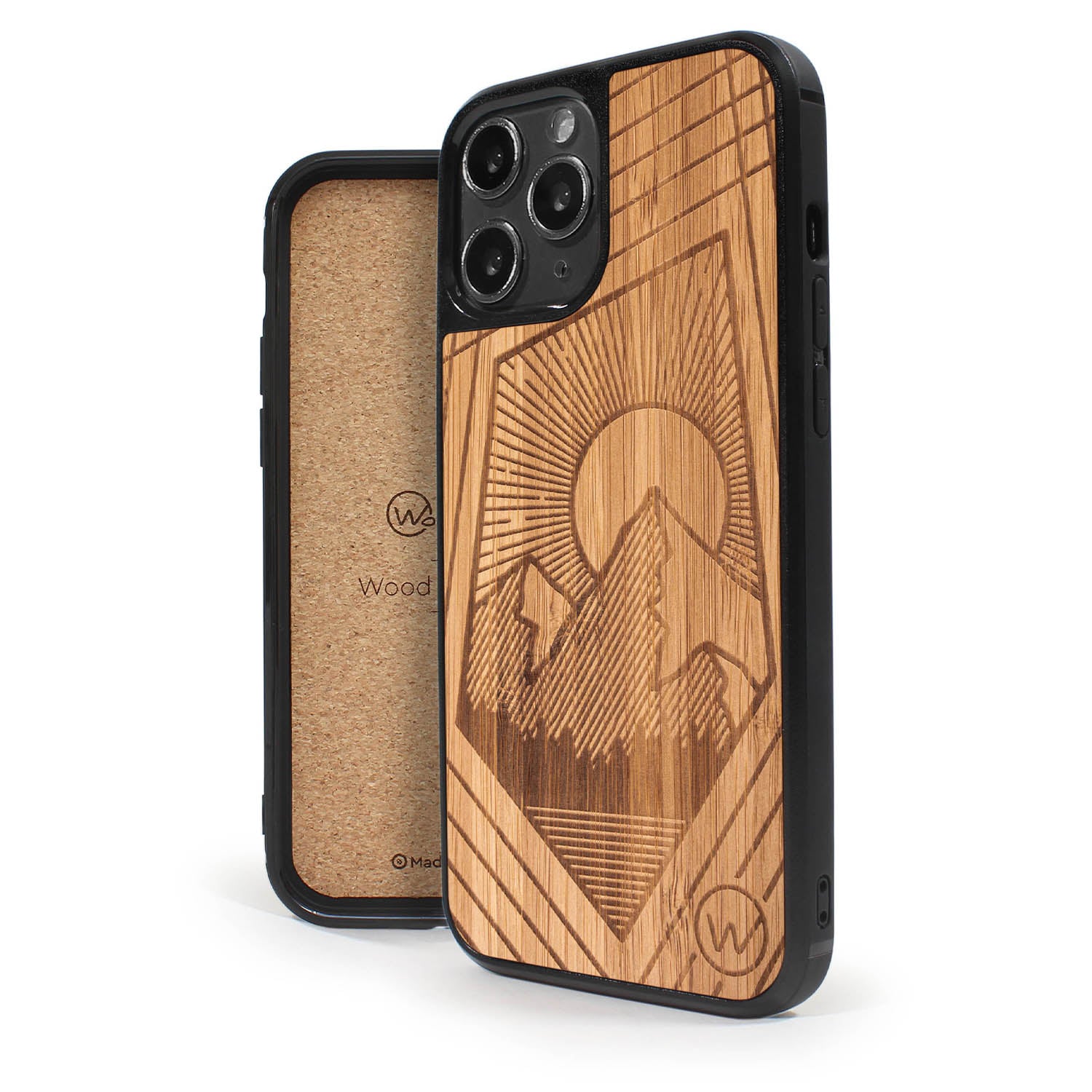 Coque iPhone en bois Explore