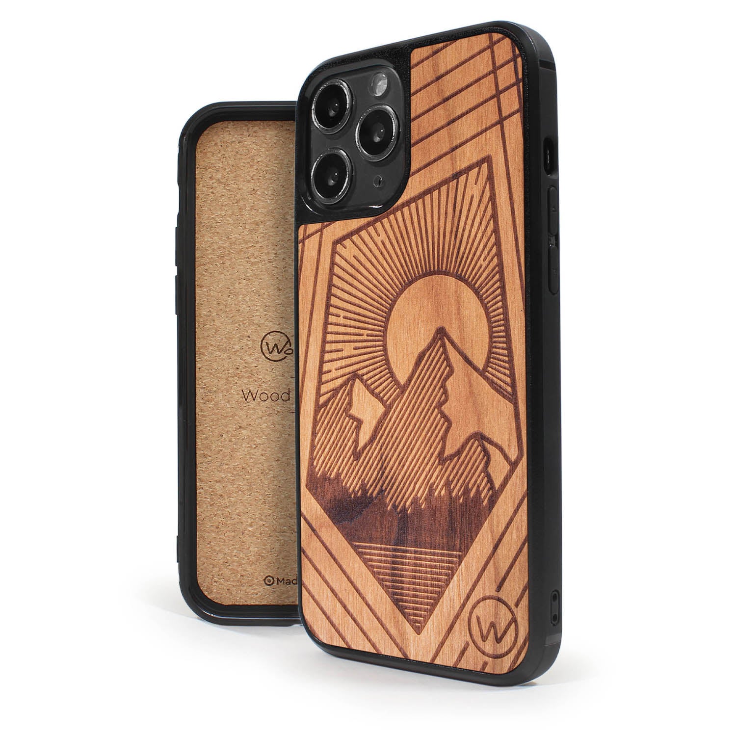 Coque iPhone en bois Explore