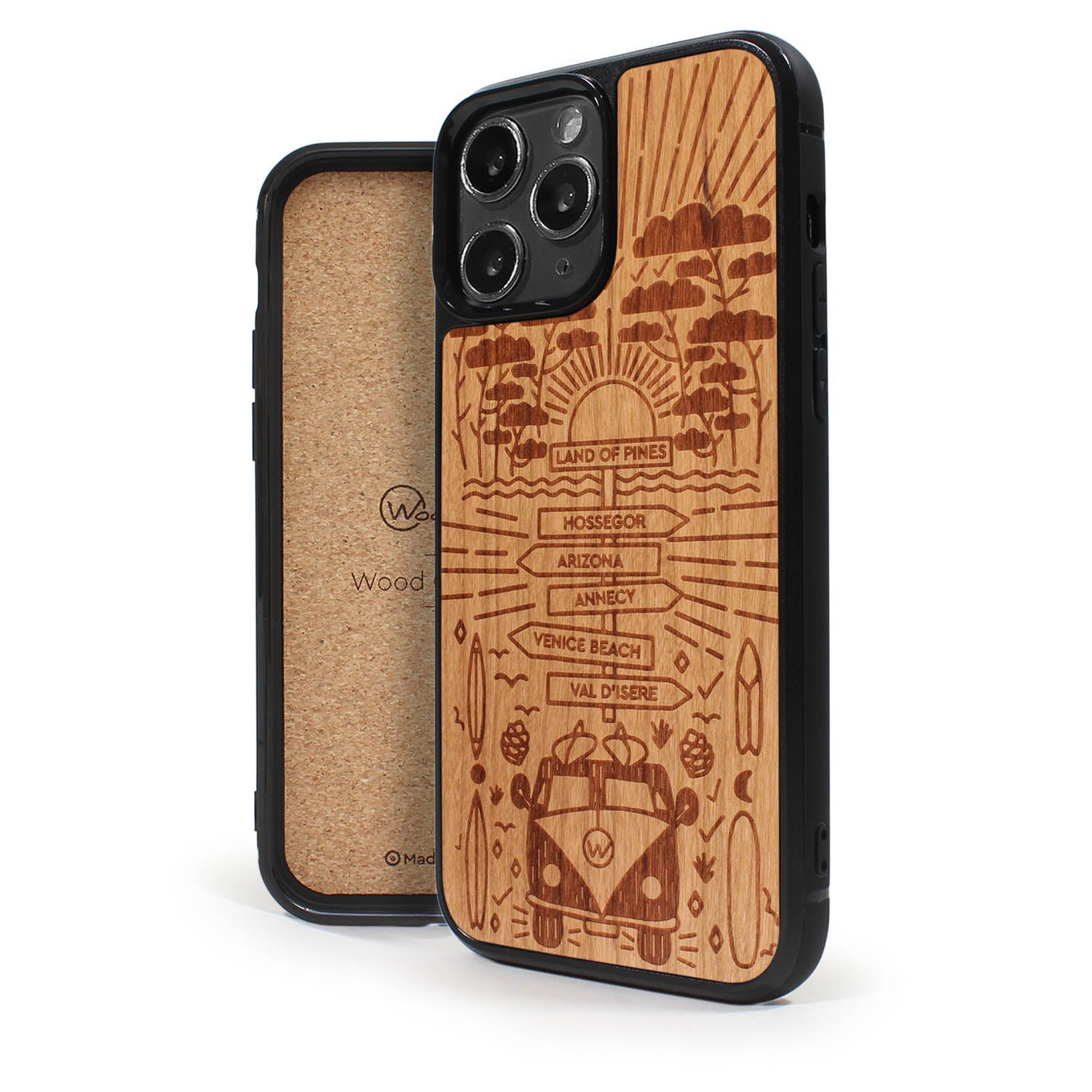 Coque iPhone en bois STORY II