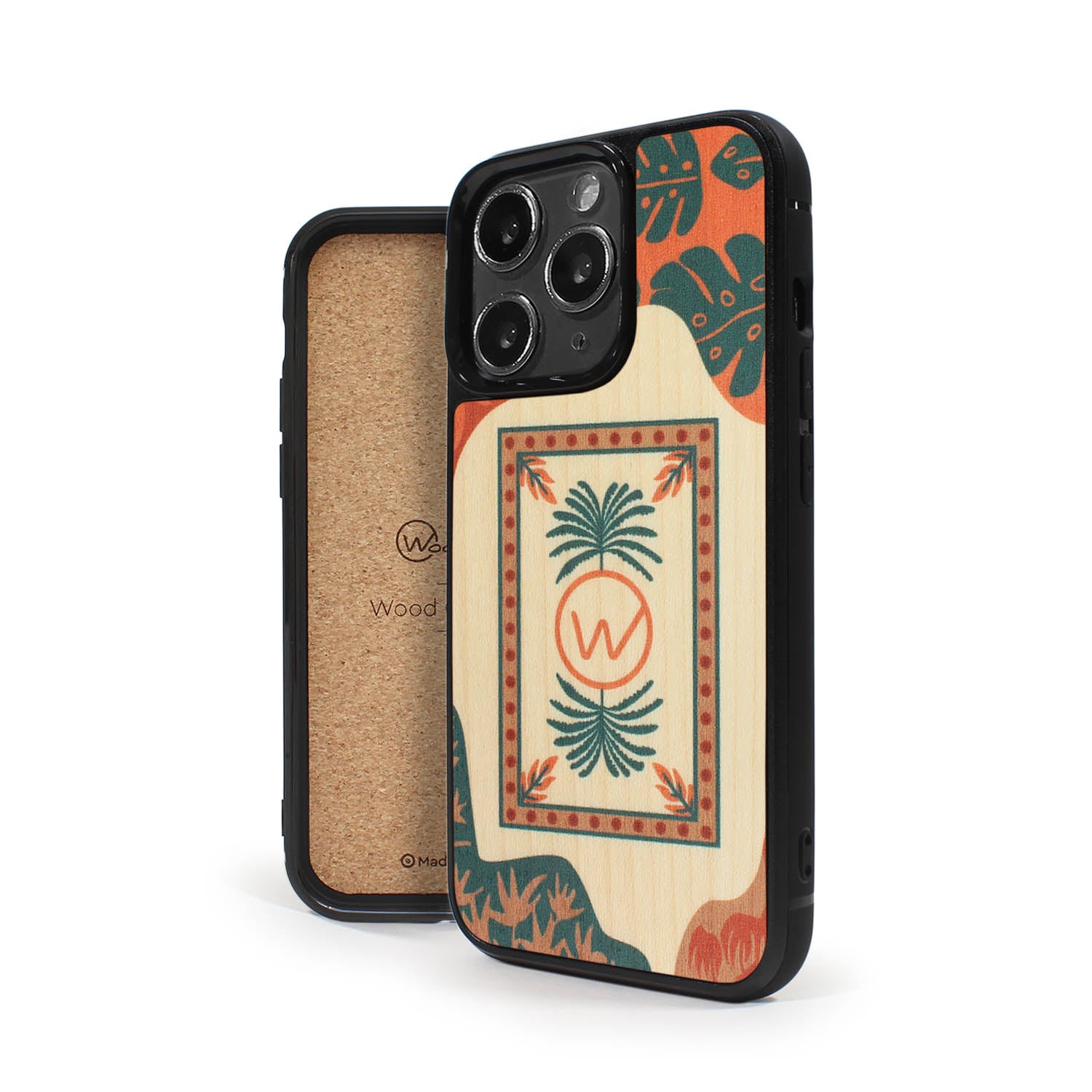 Coque iPhone en bois TROPICOLOR