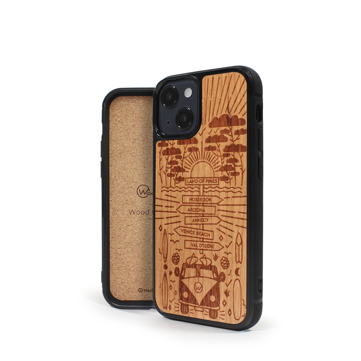 Coque iPhone en bois STORY II