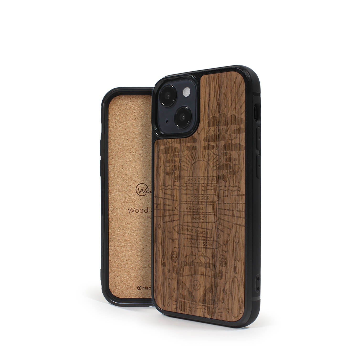 Coque iPhone en bois STORY II