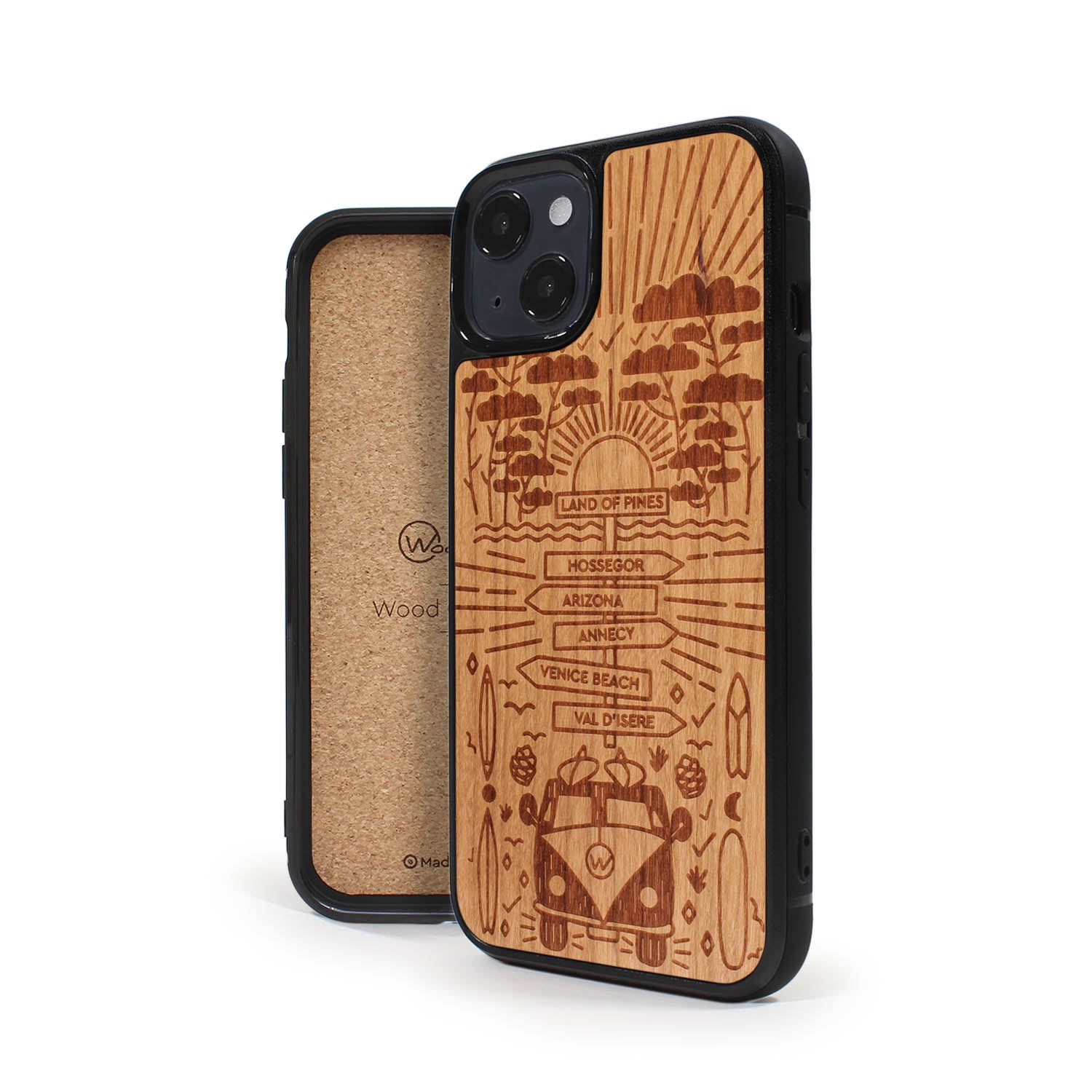 Coque iPhone en bois STORY II