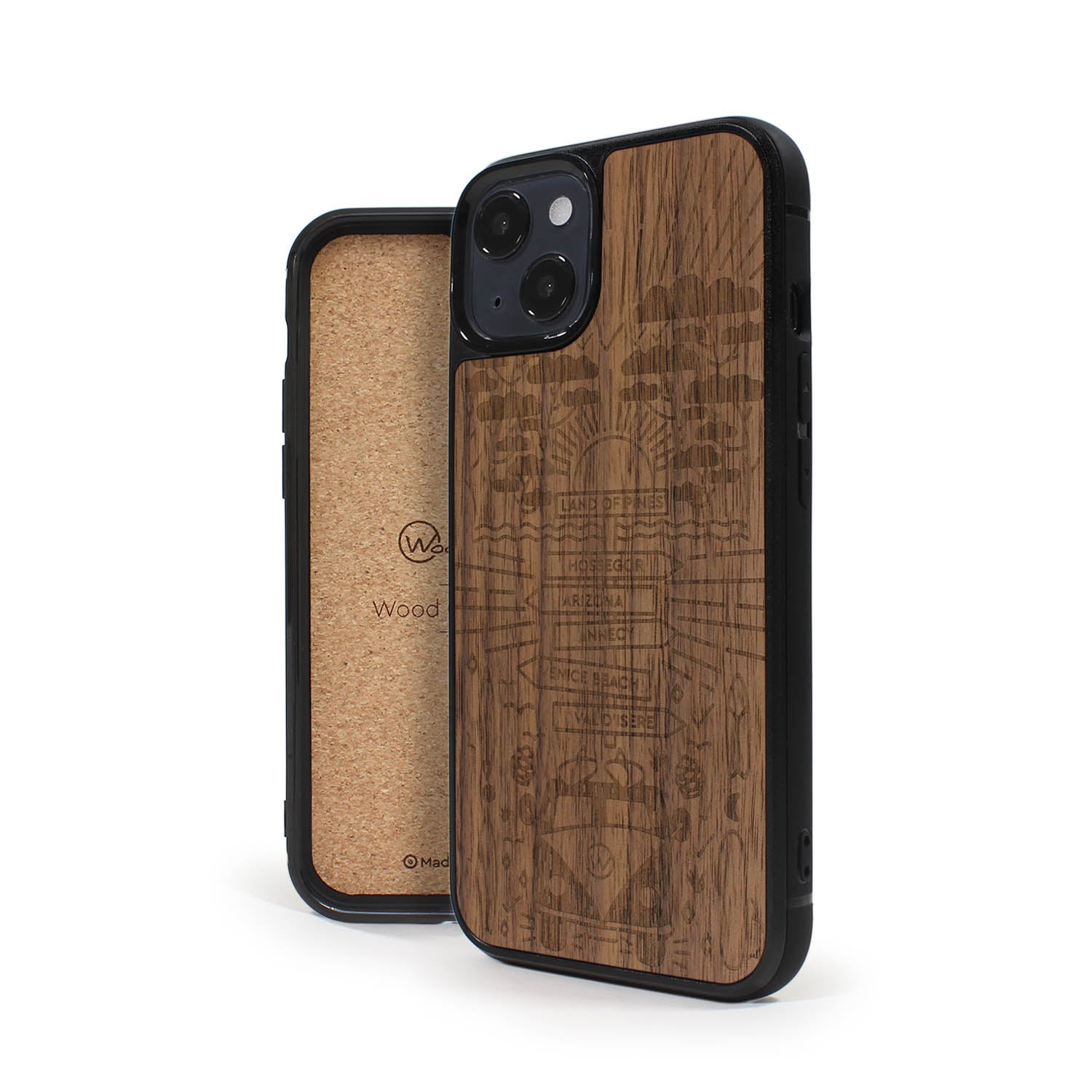 Coque iPhone en bois STORY II