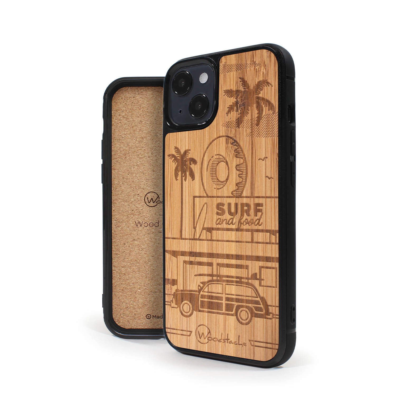 Coque iPhone en bois Explore