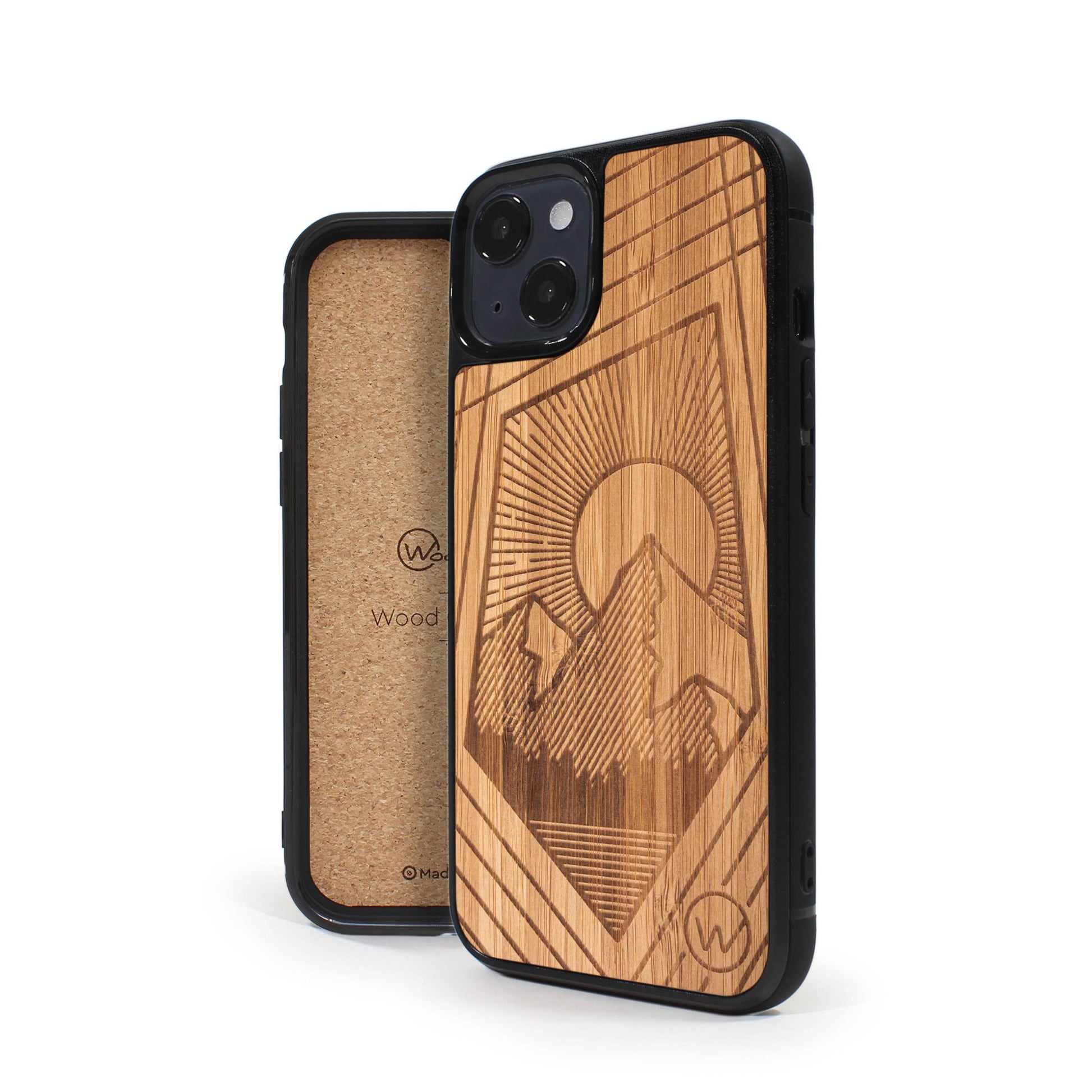 Coque iPhone en bois Explore