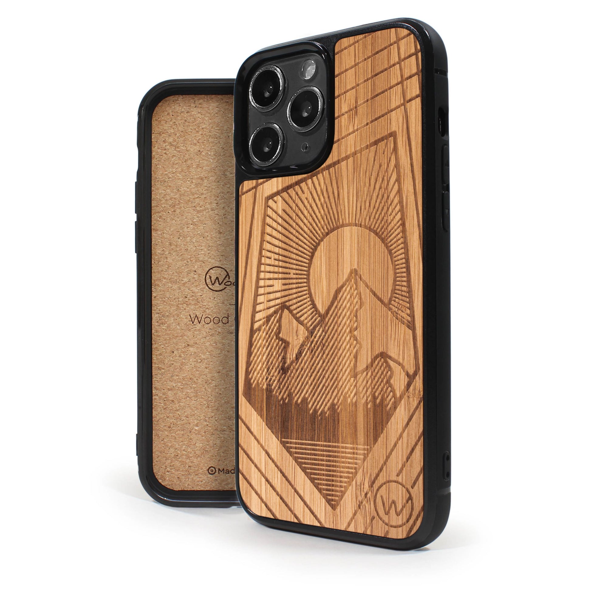 Coque iPhone en bois Explore