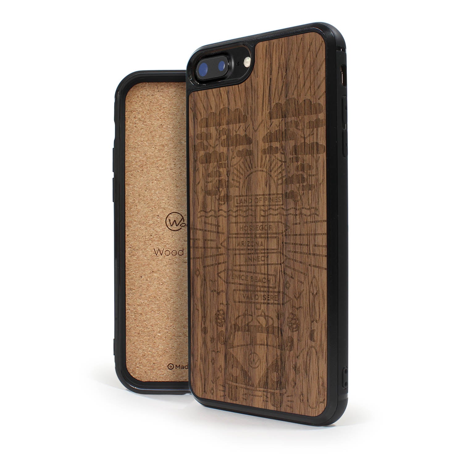 Coque iPhone en bois STORY II