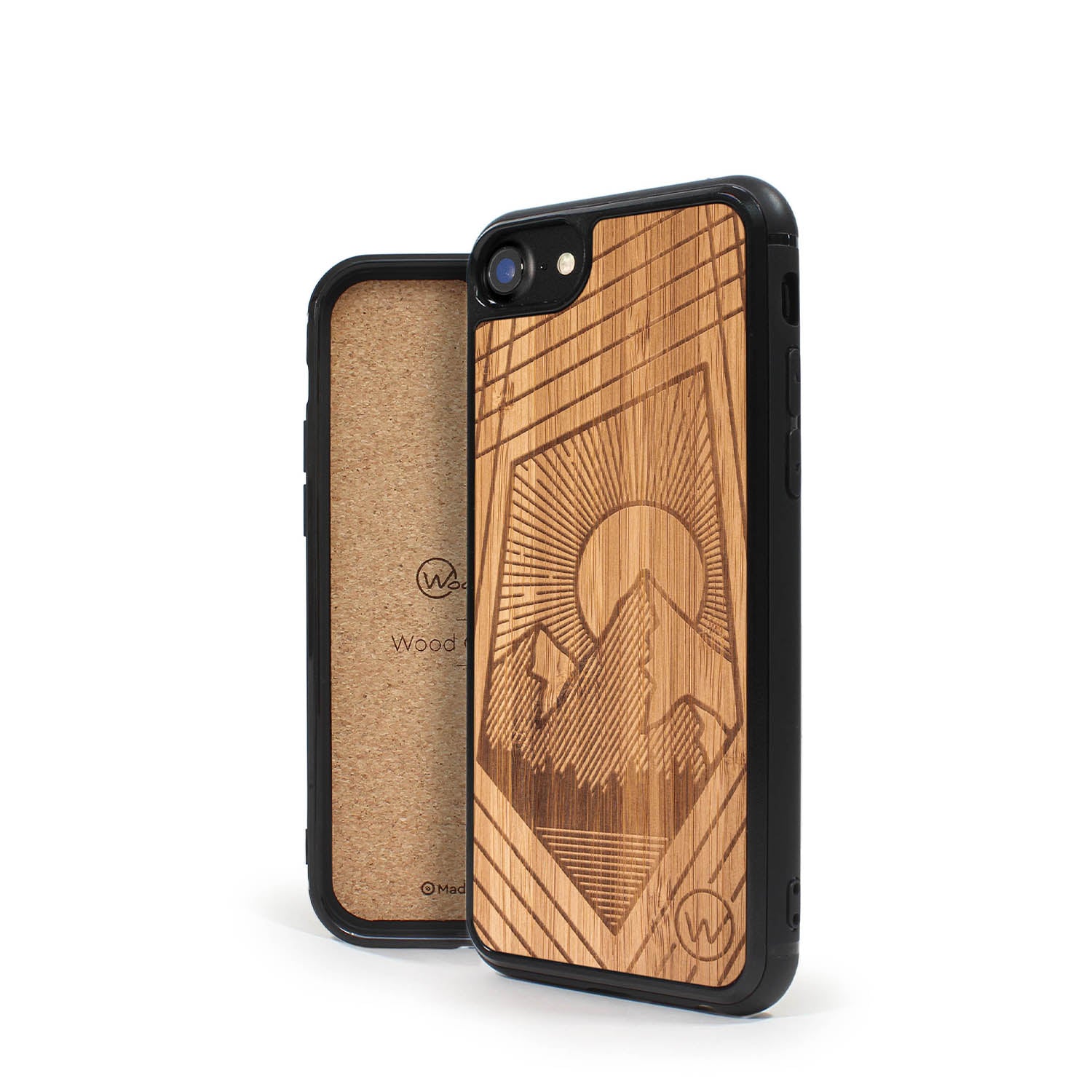 Coque iPhone en bois Explore