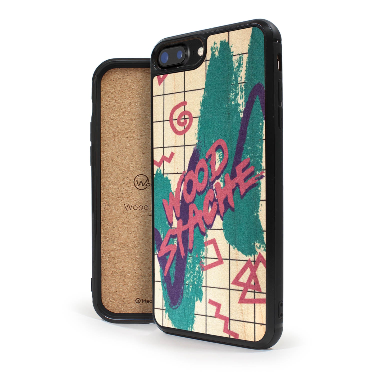 Coque iPhone en bois Nineties