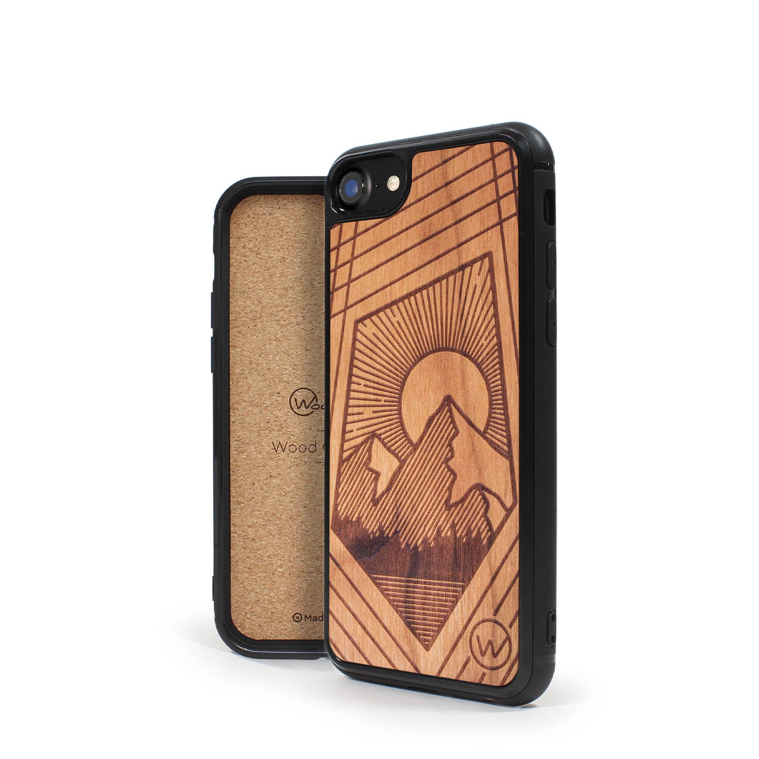 Coque iPhone en bois Explore