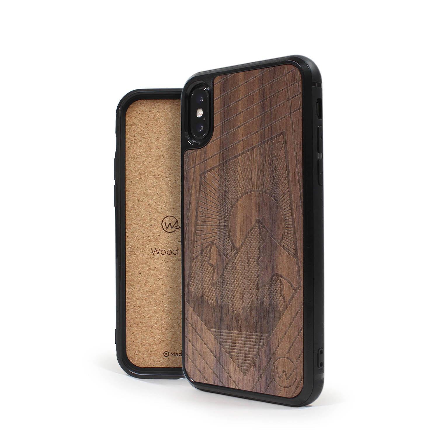 Coque iPhone en bois Explore