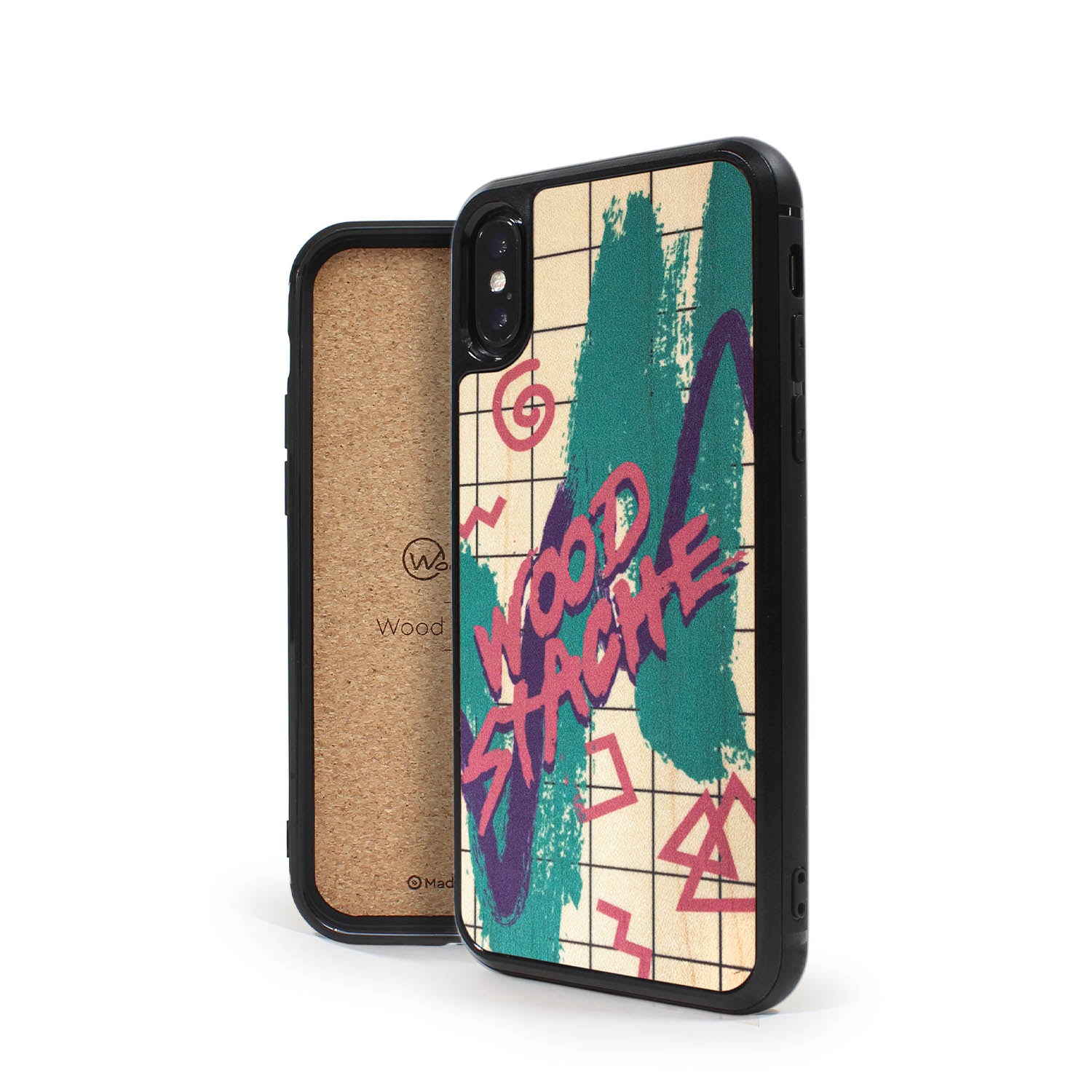 Coque iPhone en bois Nineties