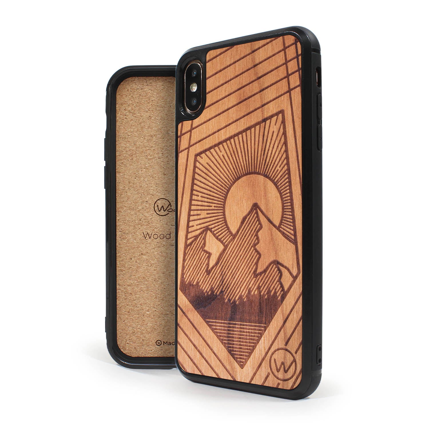 Coque iPhone en bois Explore