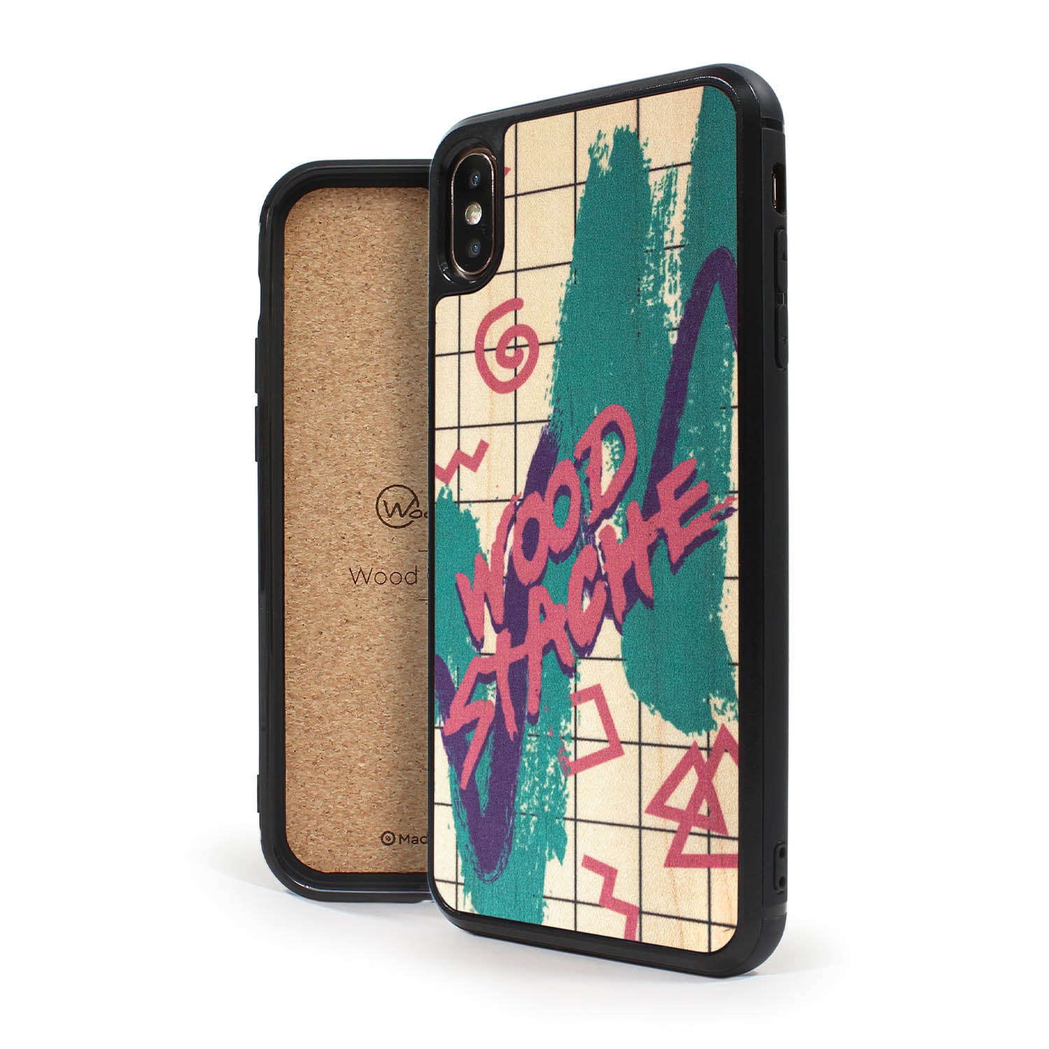 Coque iPhone en bois Nineties