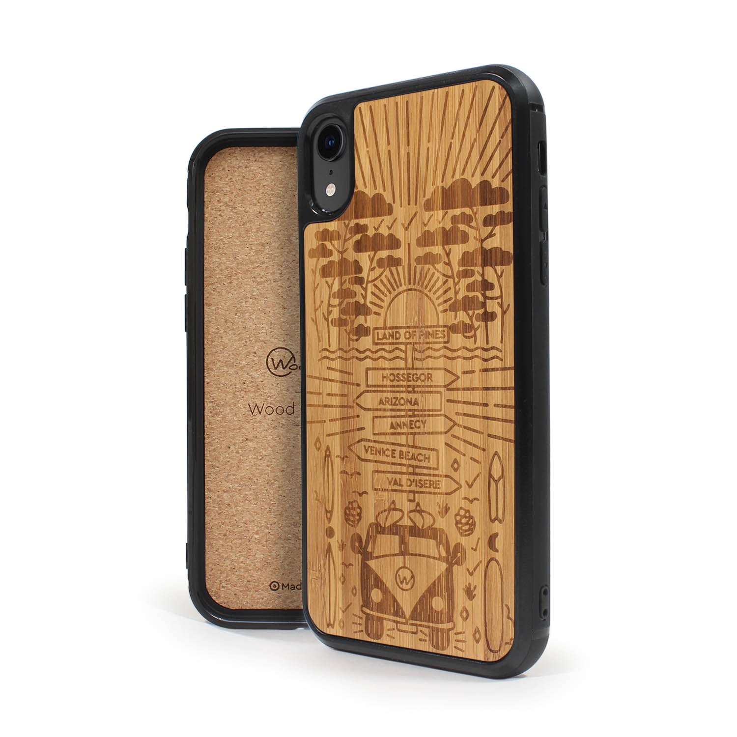 Coque iPhone en bois STORY II