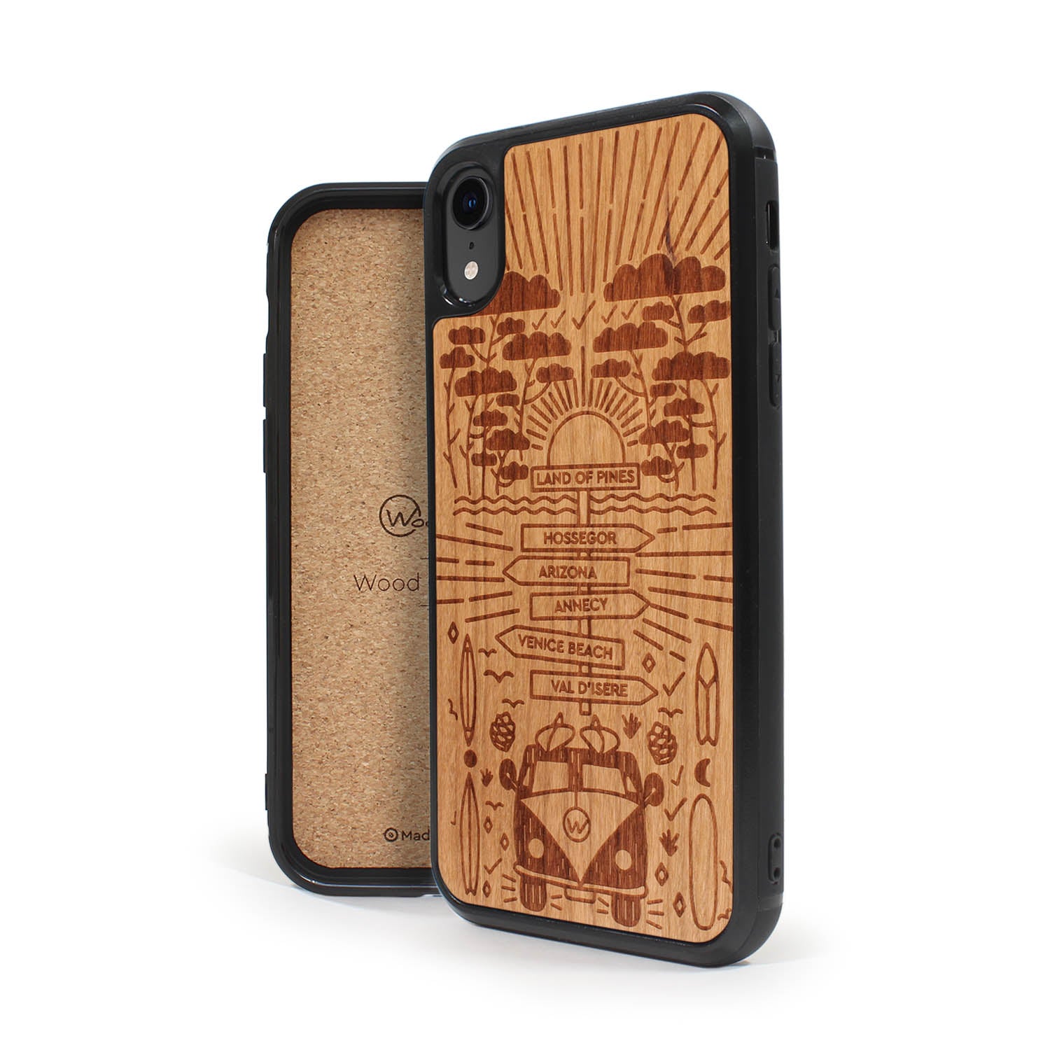 Coque iPhone en bois STORY II