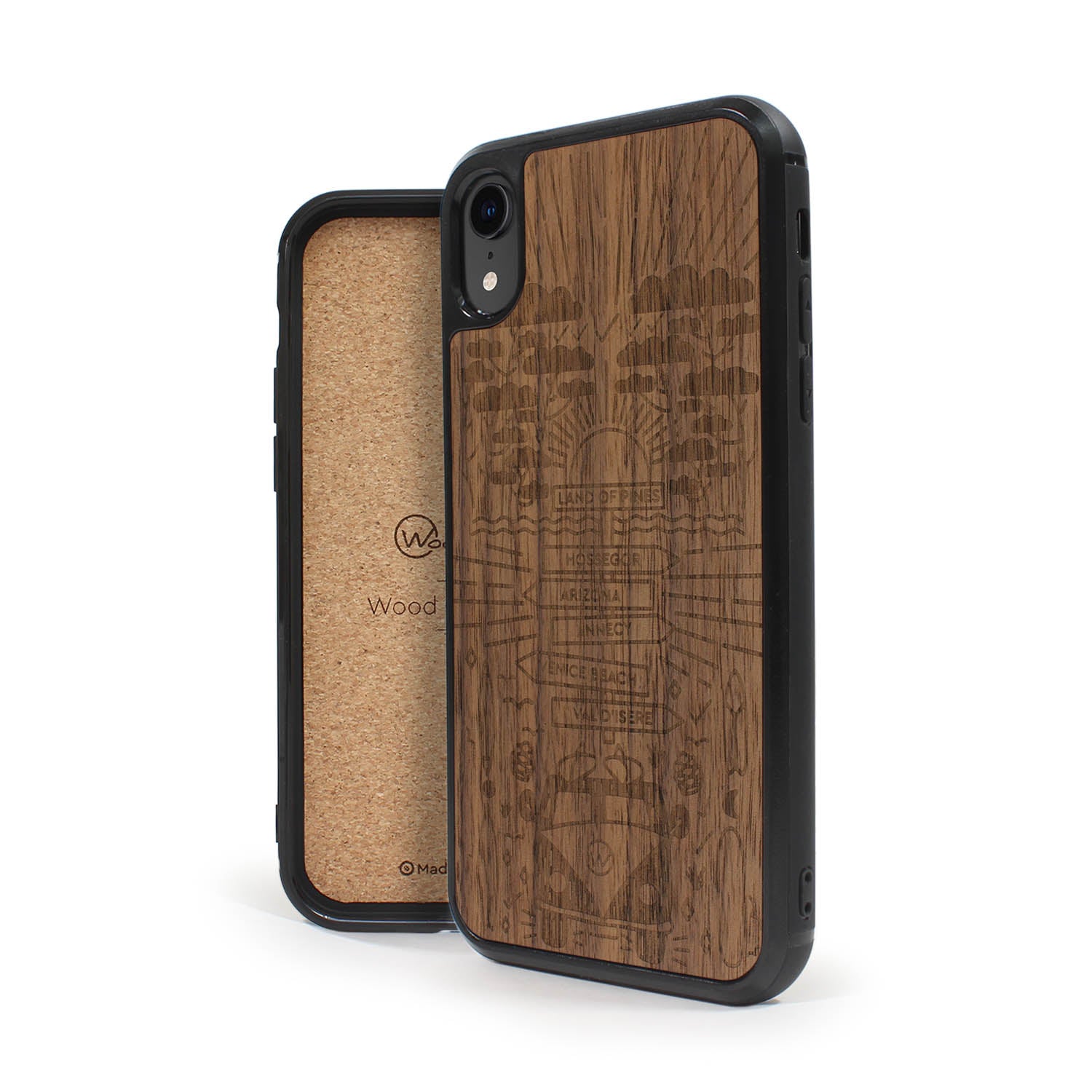 Coque iPhone en bois STORY II