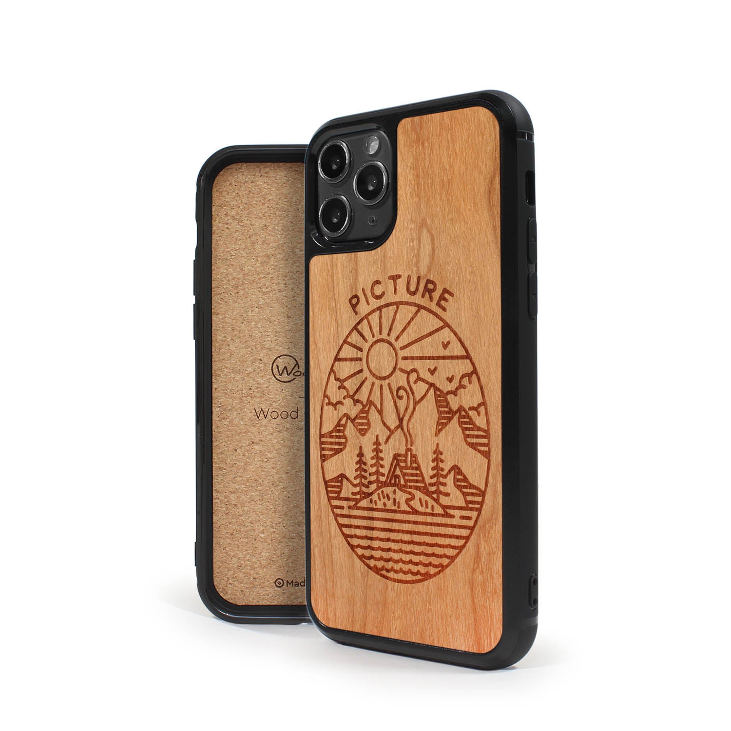 Coque iPhone en bois PICTURE DAYDREAM