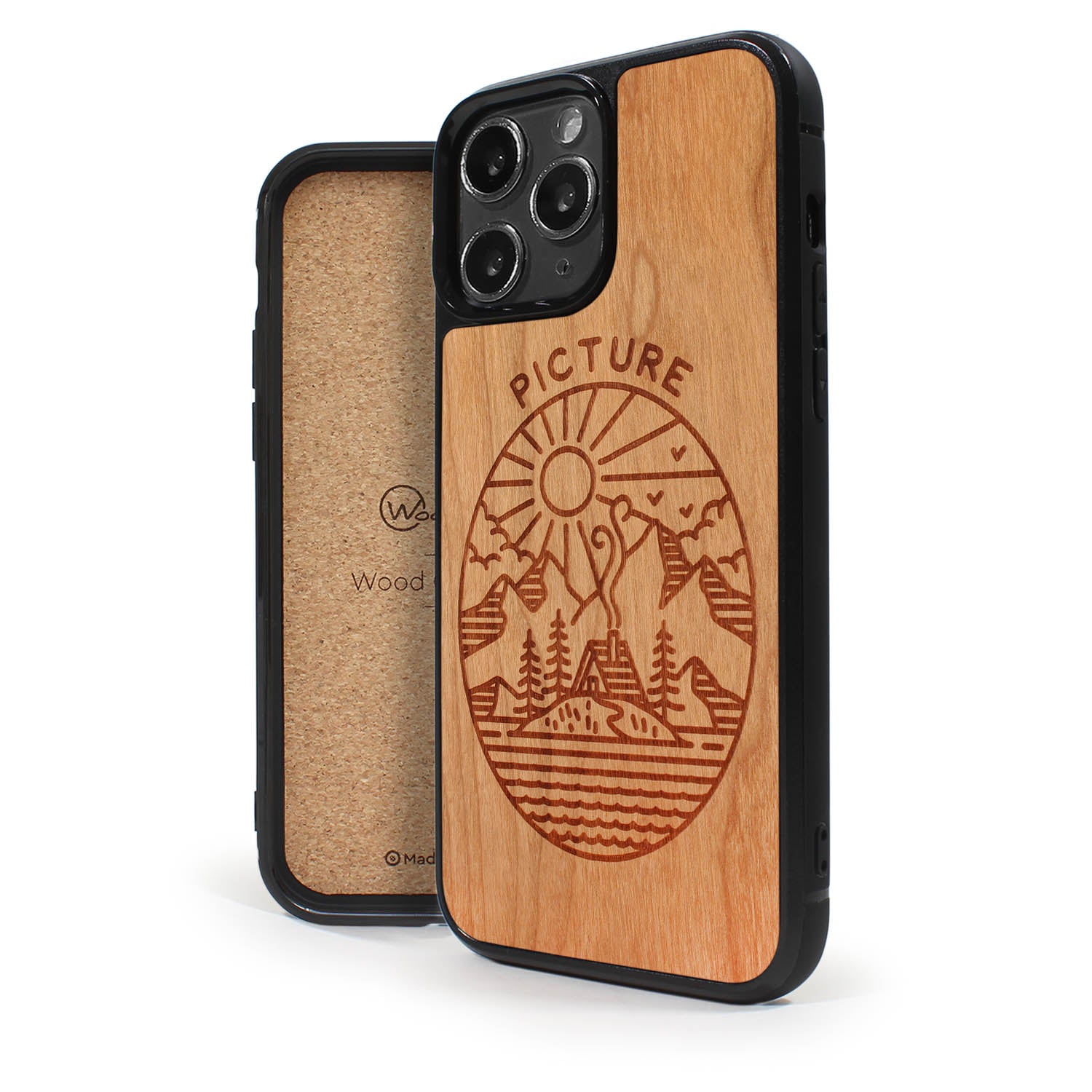 Coque iPhone en bois PICTURE DAYDREAM