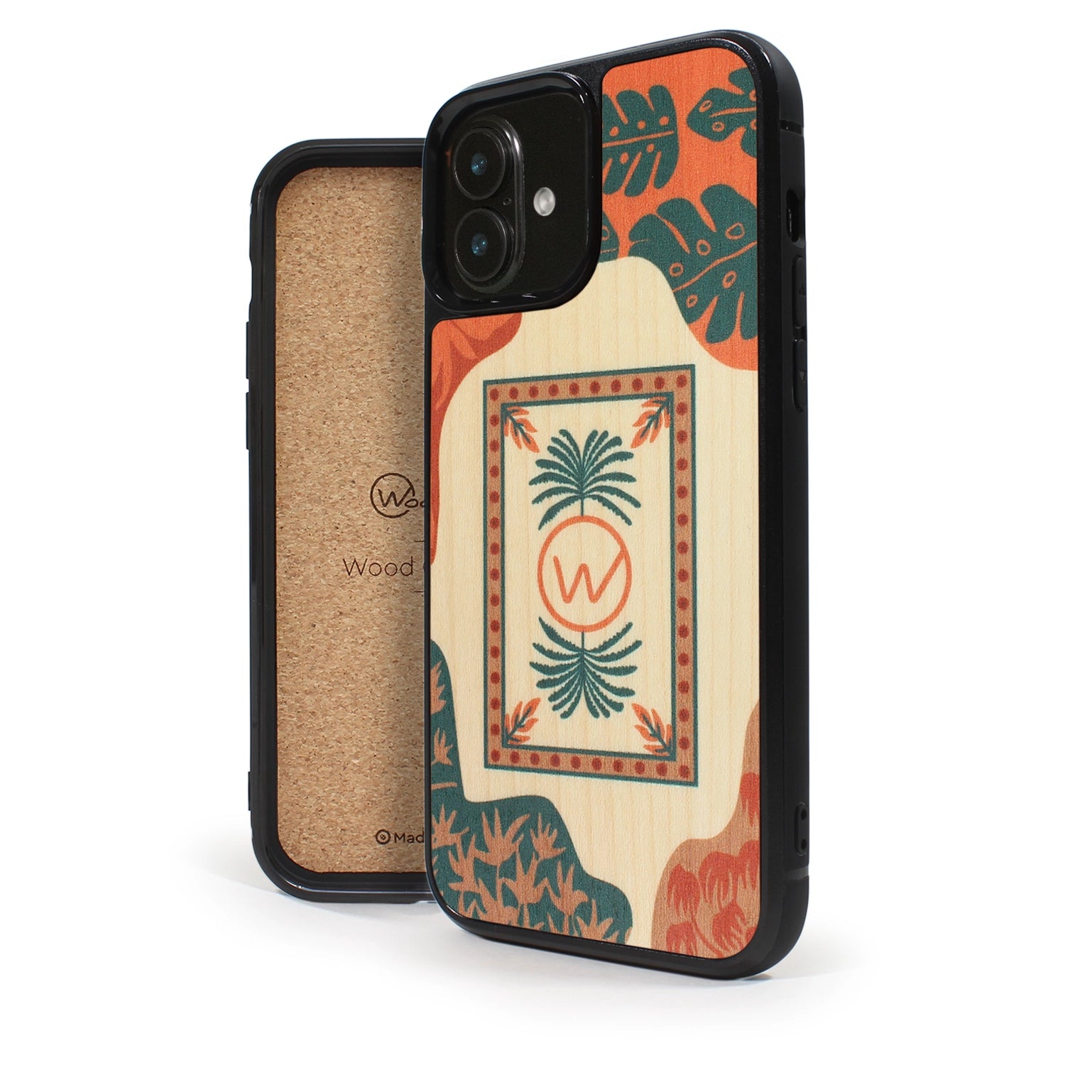 Coque iPhone en bois TROPICOLOR