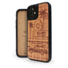 Coque iPhone en bois California