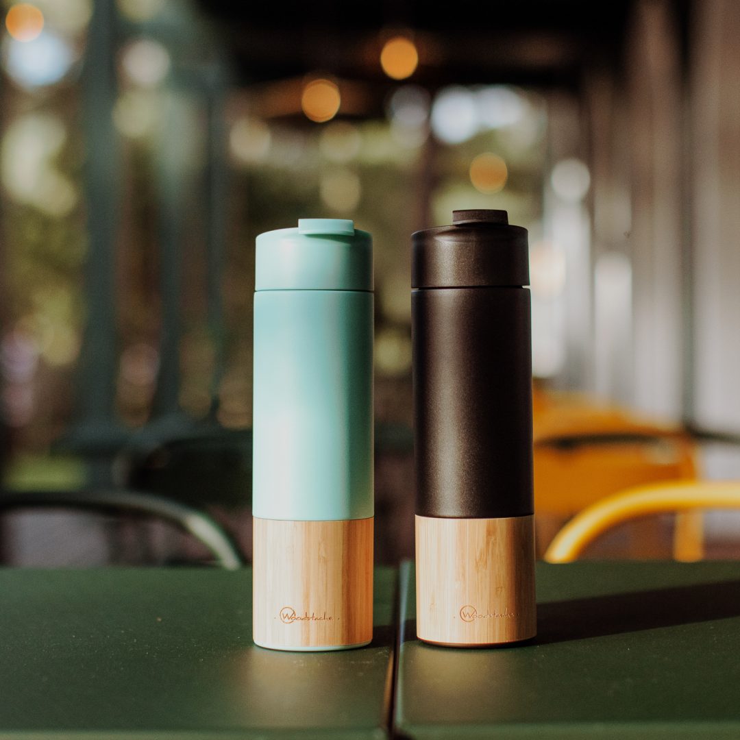 thermos en bambou