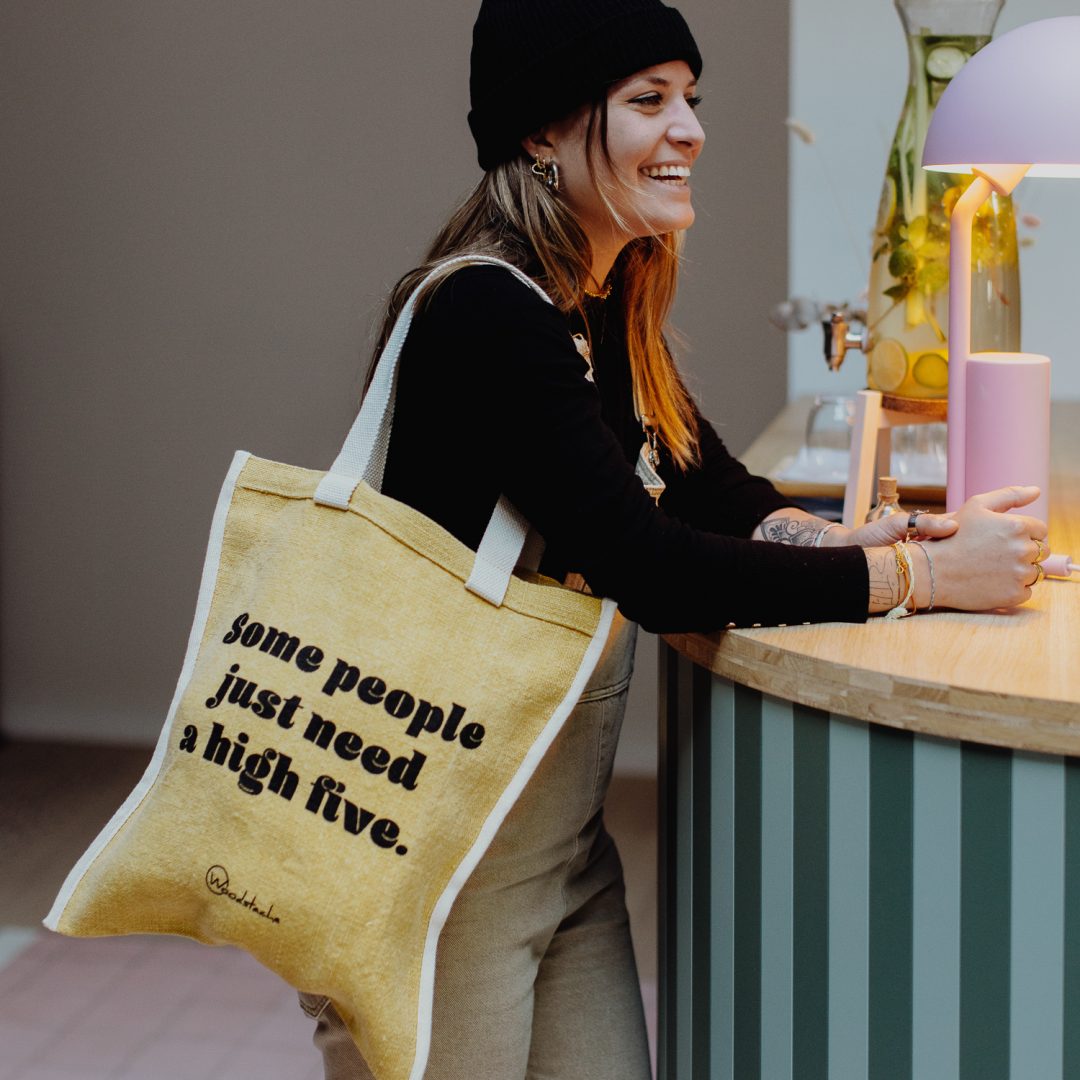 tote bag woodstache