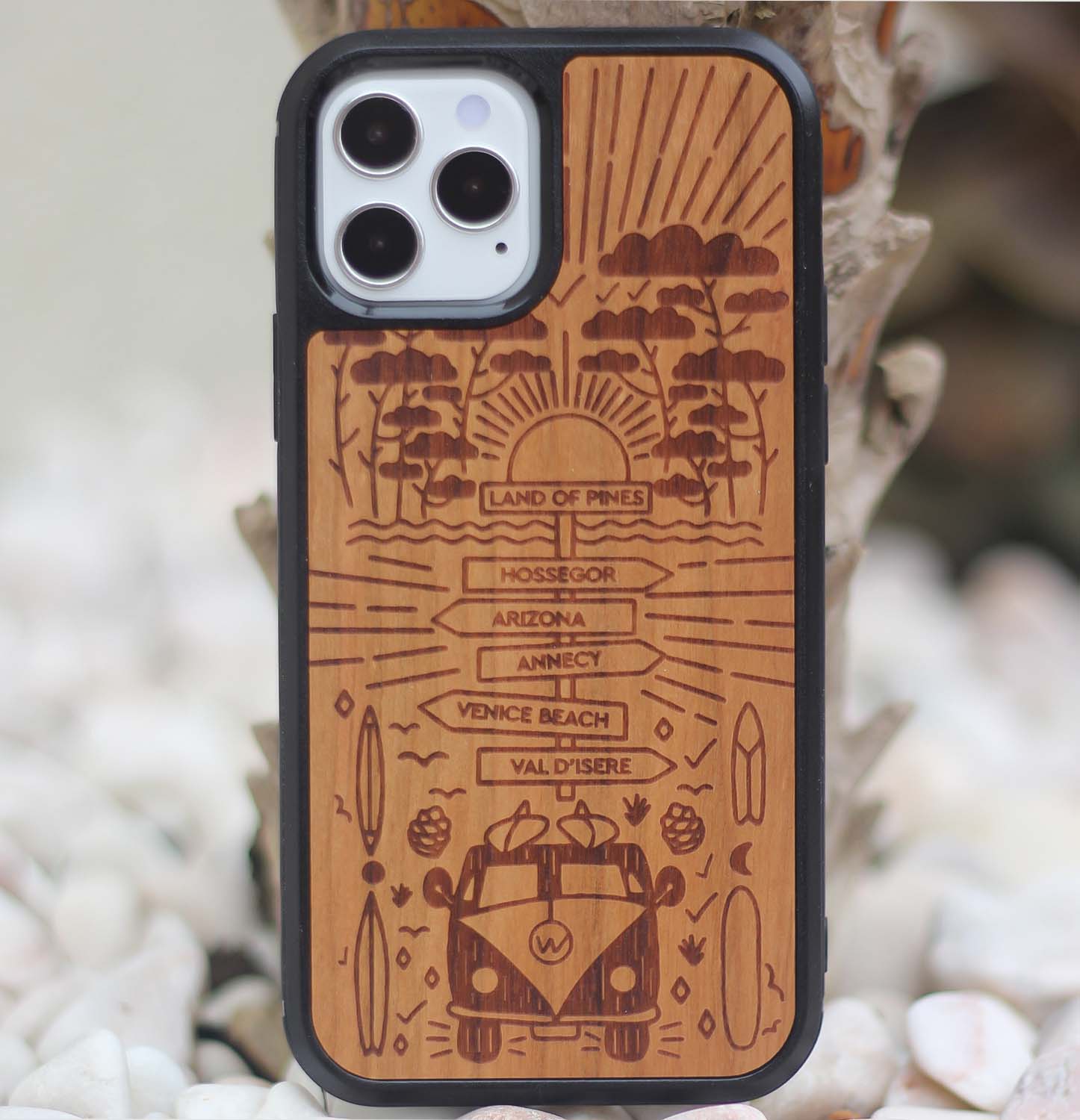 coque en bois de merisier story II