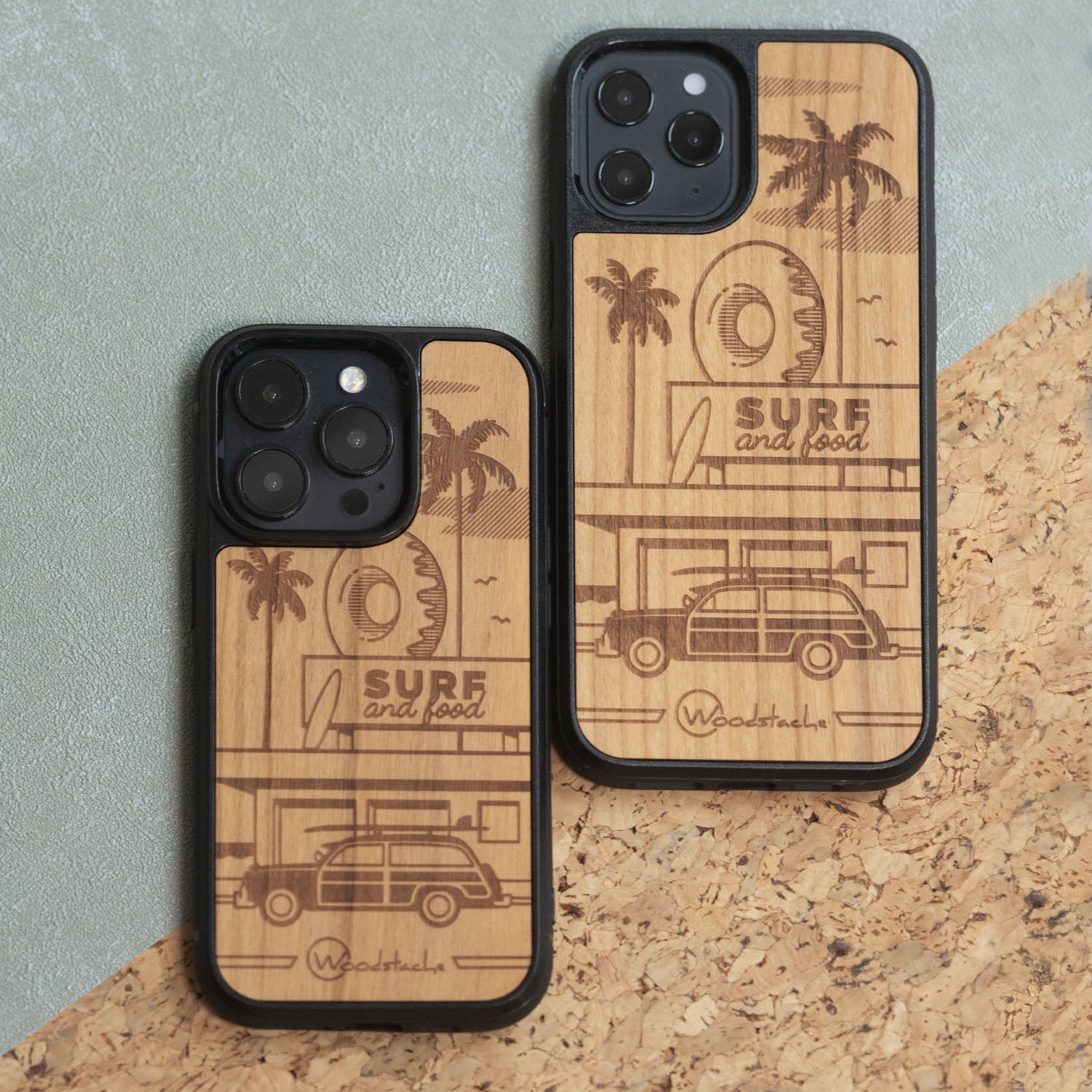 Coques iPhone en bois Califorinia