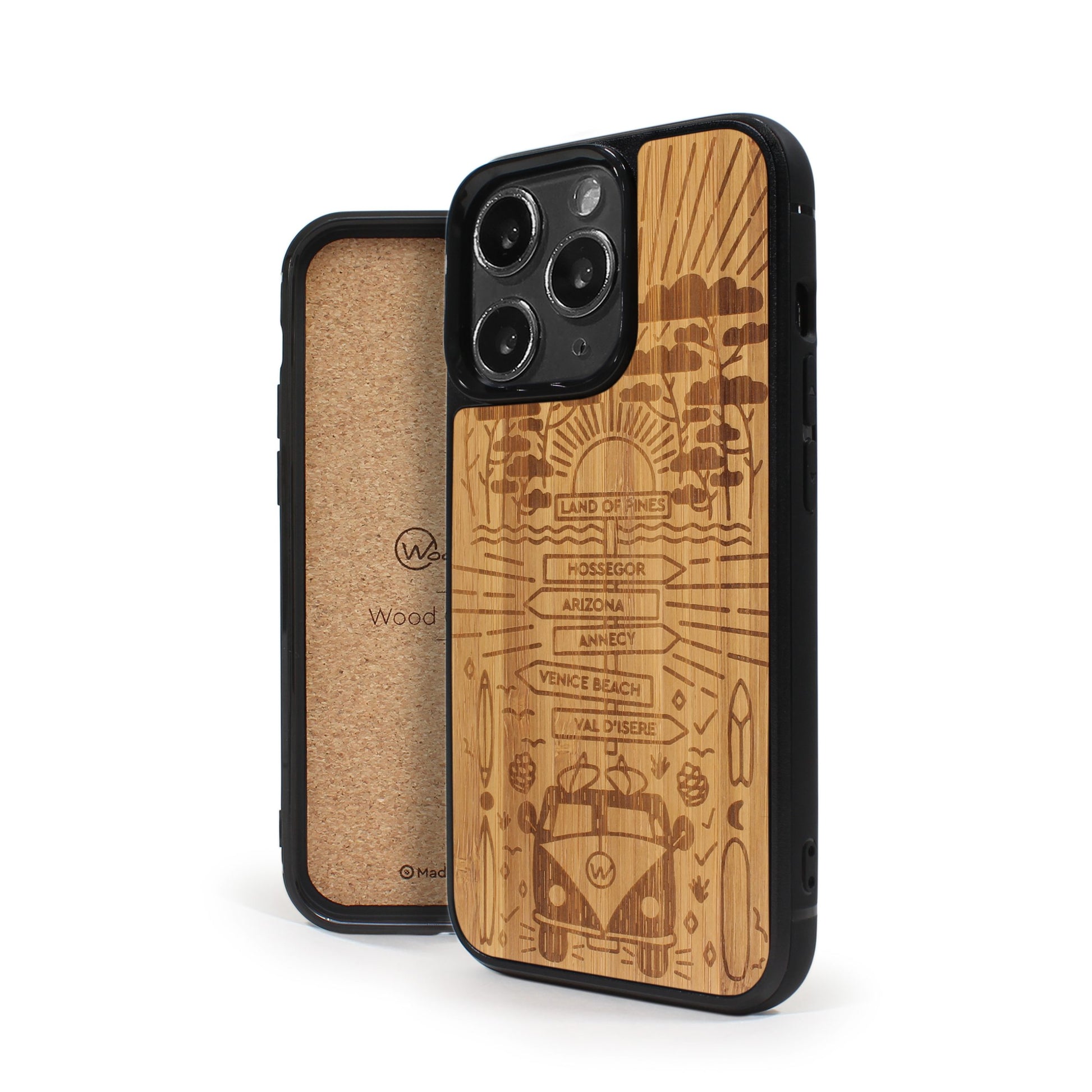 Coque iPhone en bois STORY II