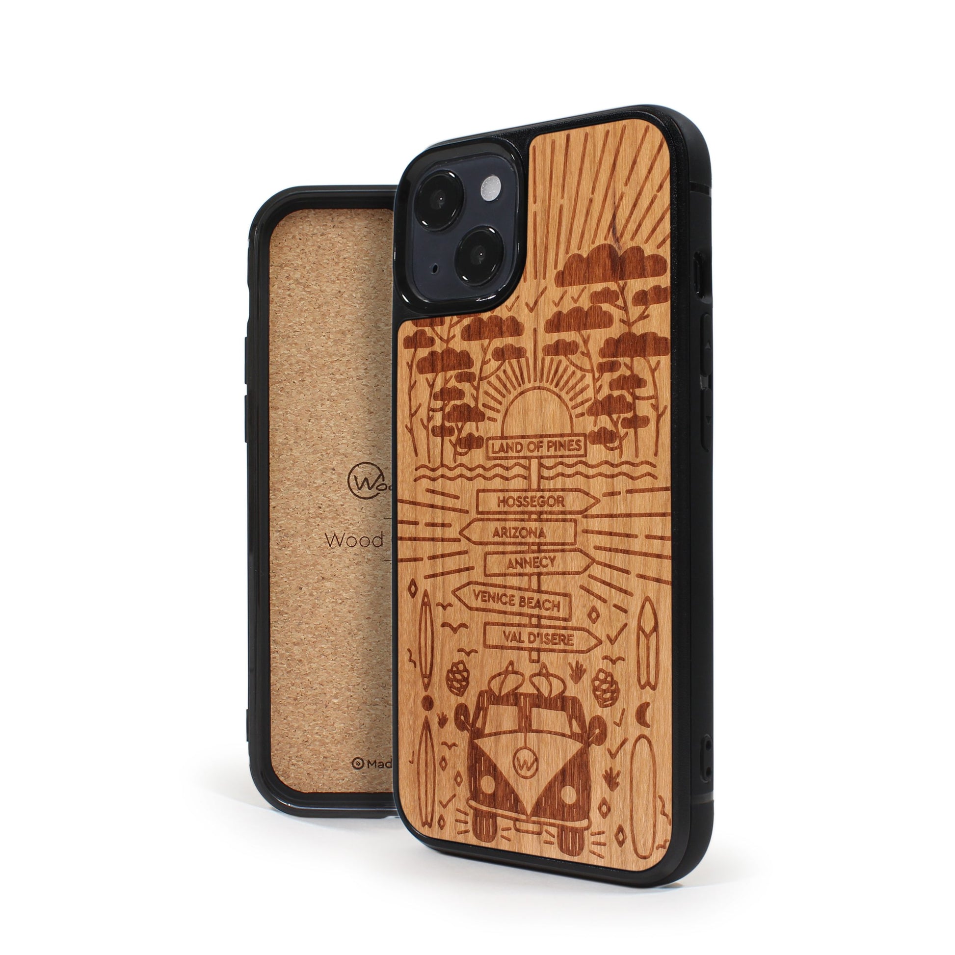 Coque iPhone en bois STORY II