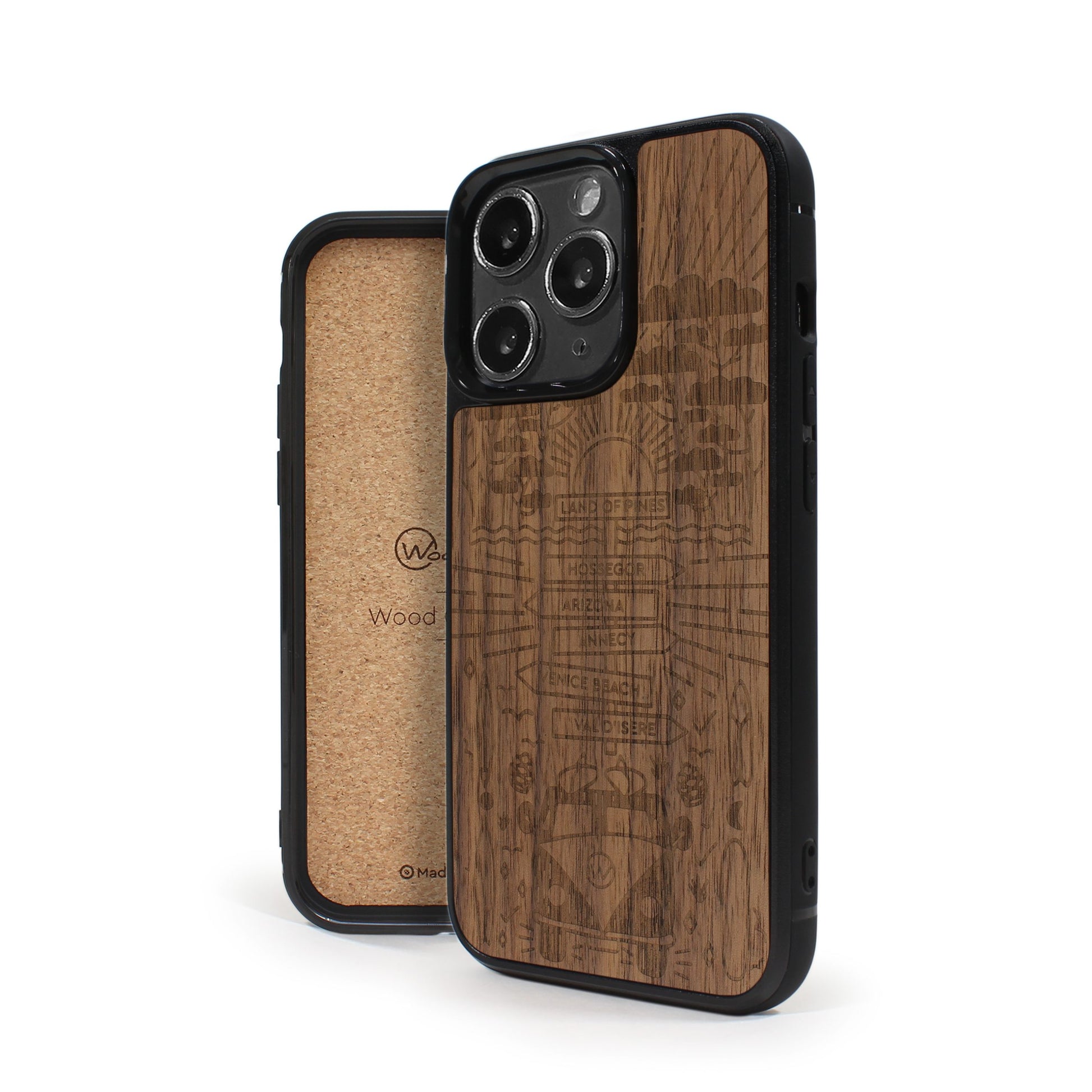 Coque iPhone en bois STORY II