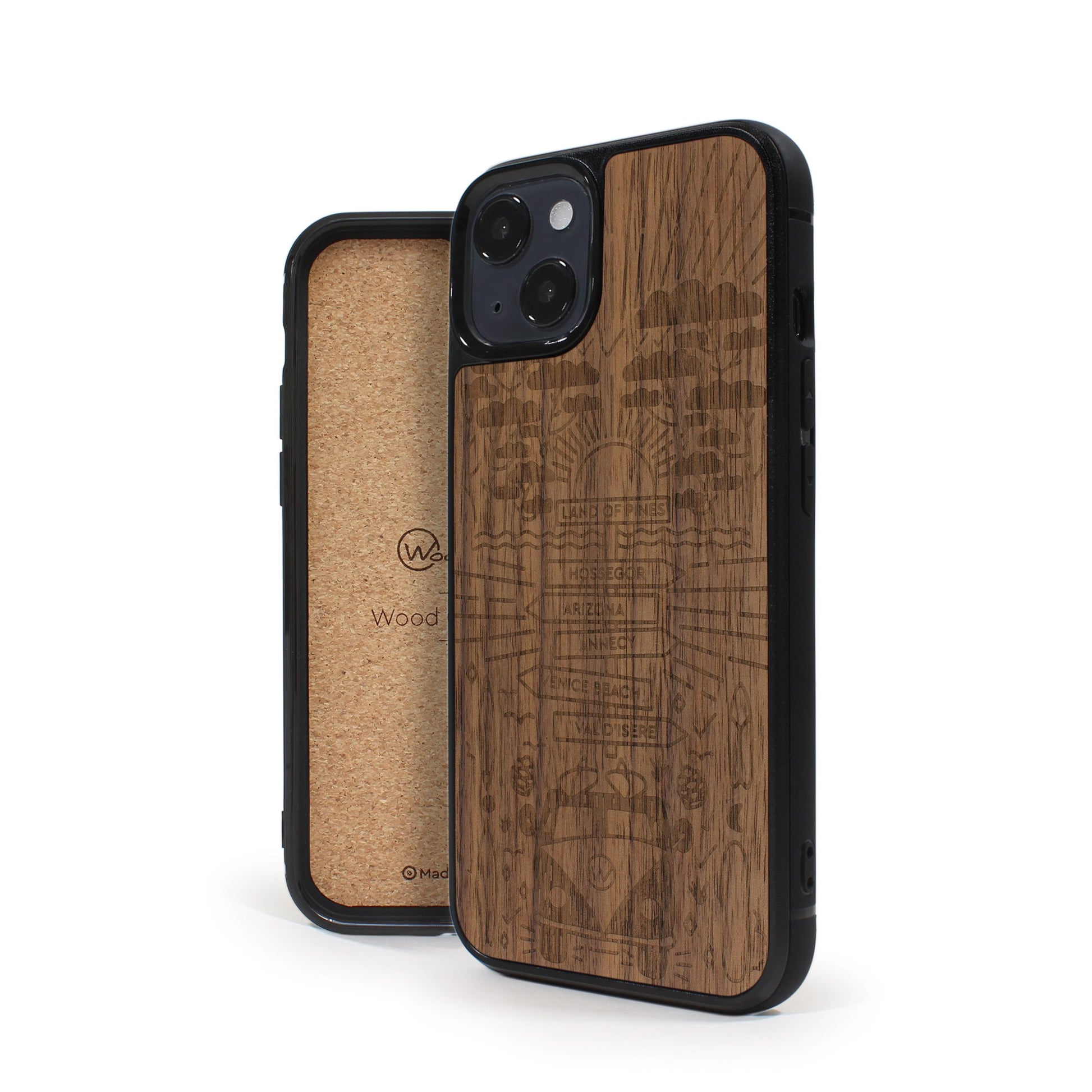 Coque iPhone en bois STORY II