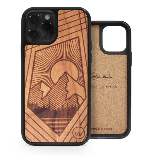 Coque iPhone en bois Explore