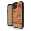 Coque iPhone en bois California