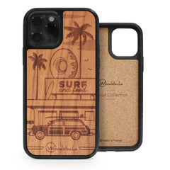 Coque iPhone en bois California