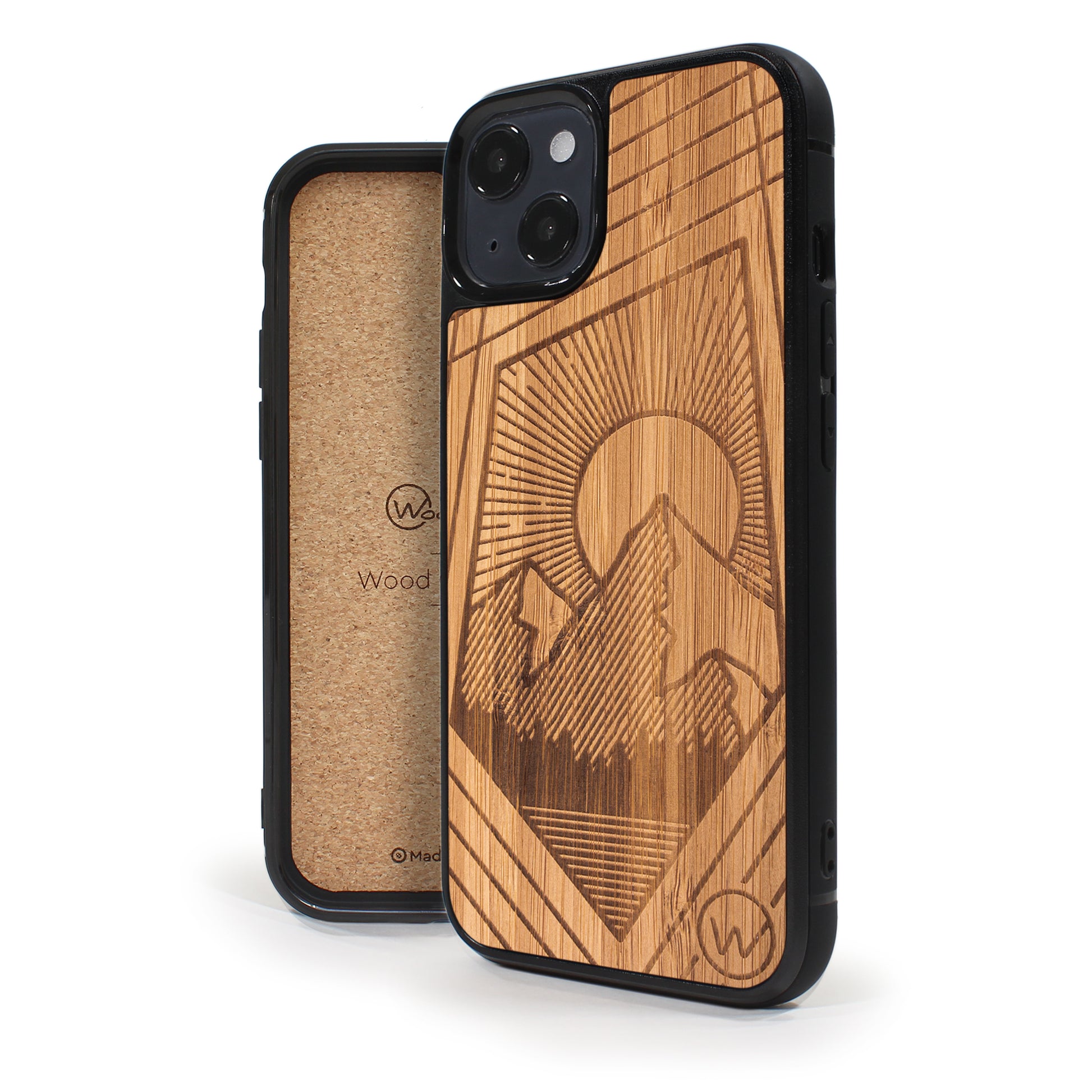 Coque iPhone en bois Explore